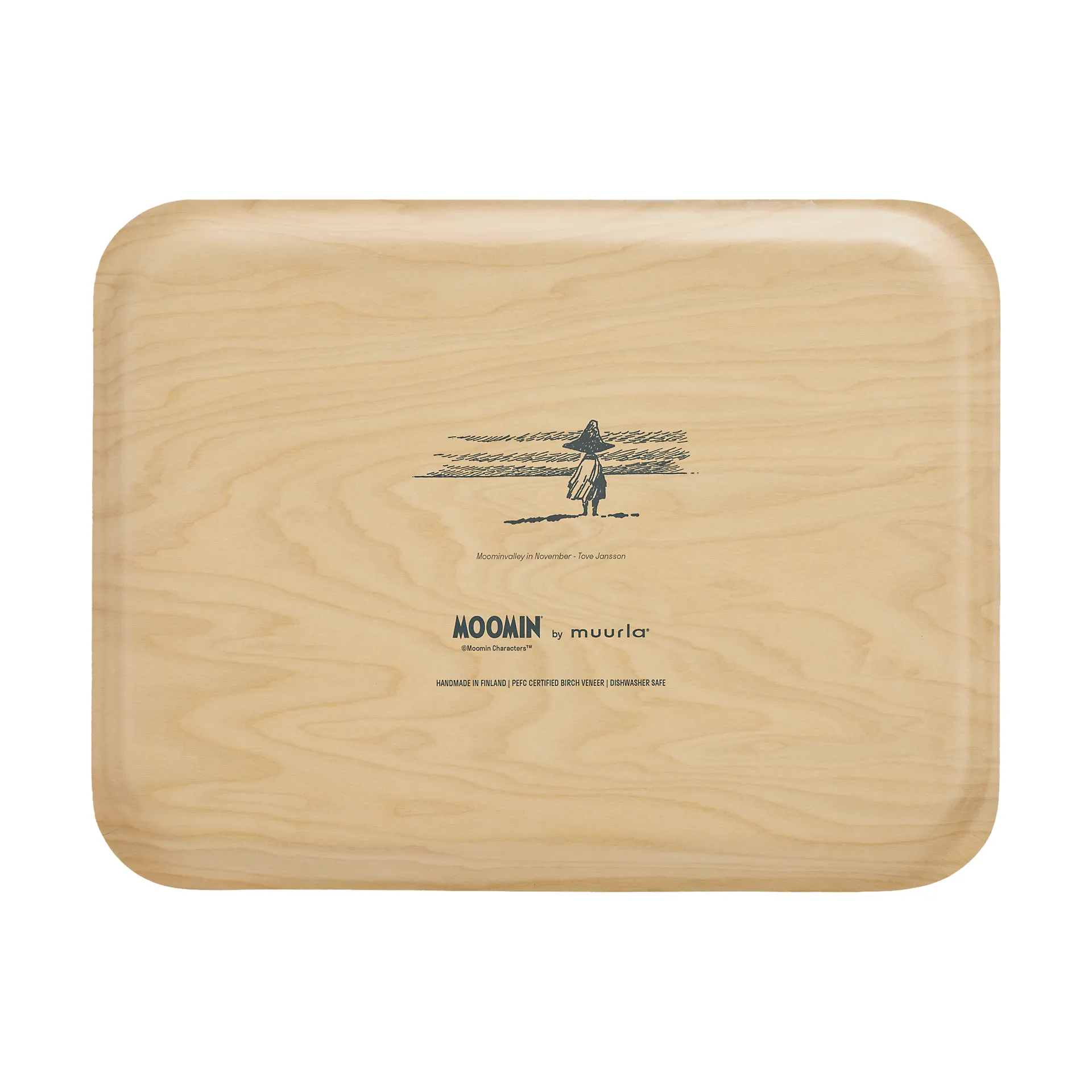Moomin Tablett 32x42 cm, Swedish Moominvalley map Muurla