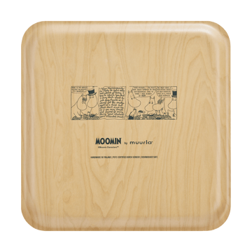 Moomin Tablett 33x33 cm - Coffee time - Muurla