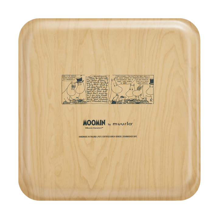 Moomin Tablett 33x33 cm, Coffee time Muurla