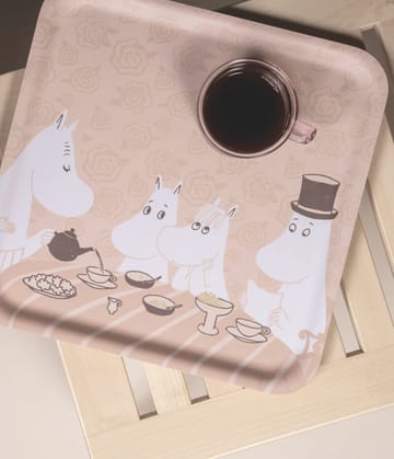 Moomin Tablett 33x33 cm - Coffee time - Muurla