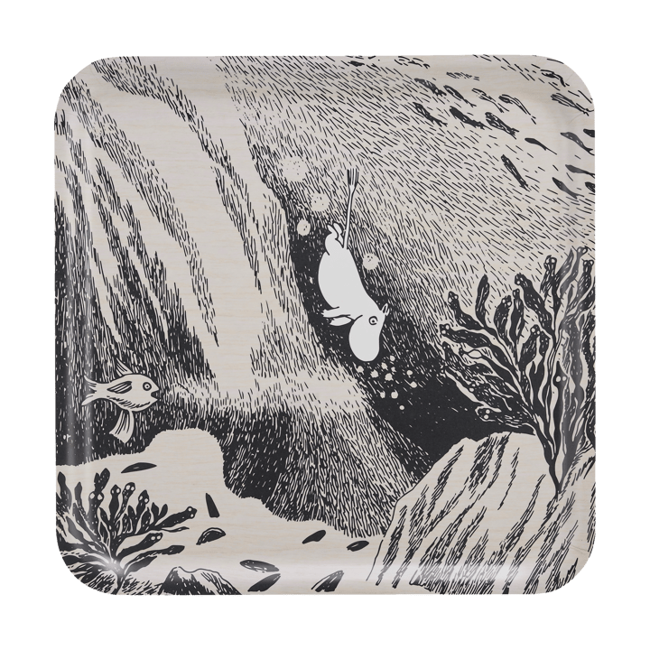 Moomin Tablett 33x33 cm - The dive - Muurla