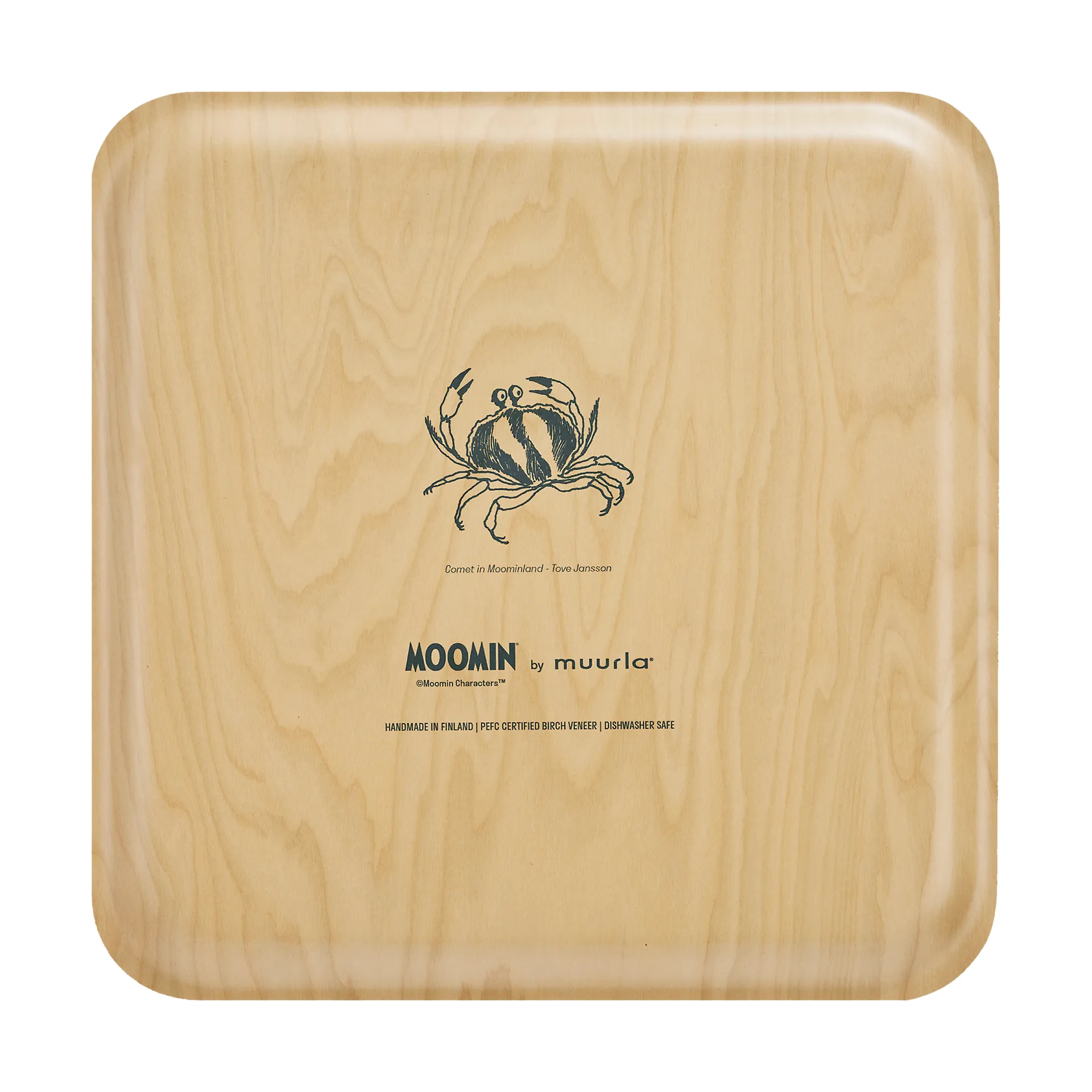 Moomin Tablett 33x33 cm, The dive Muurla