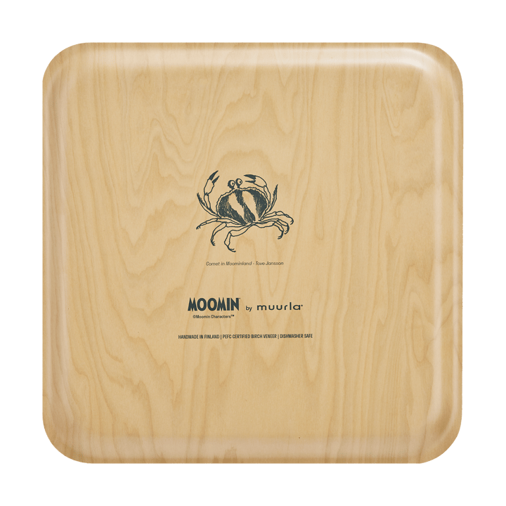 Moomin Tablett 33x33 cm, The dive Muurla