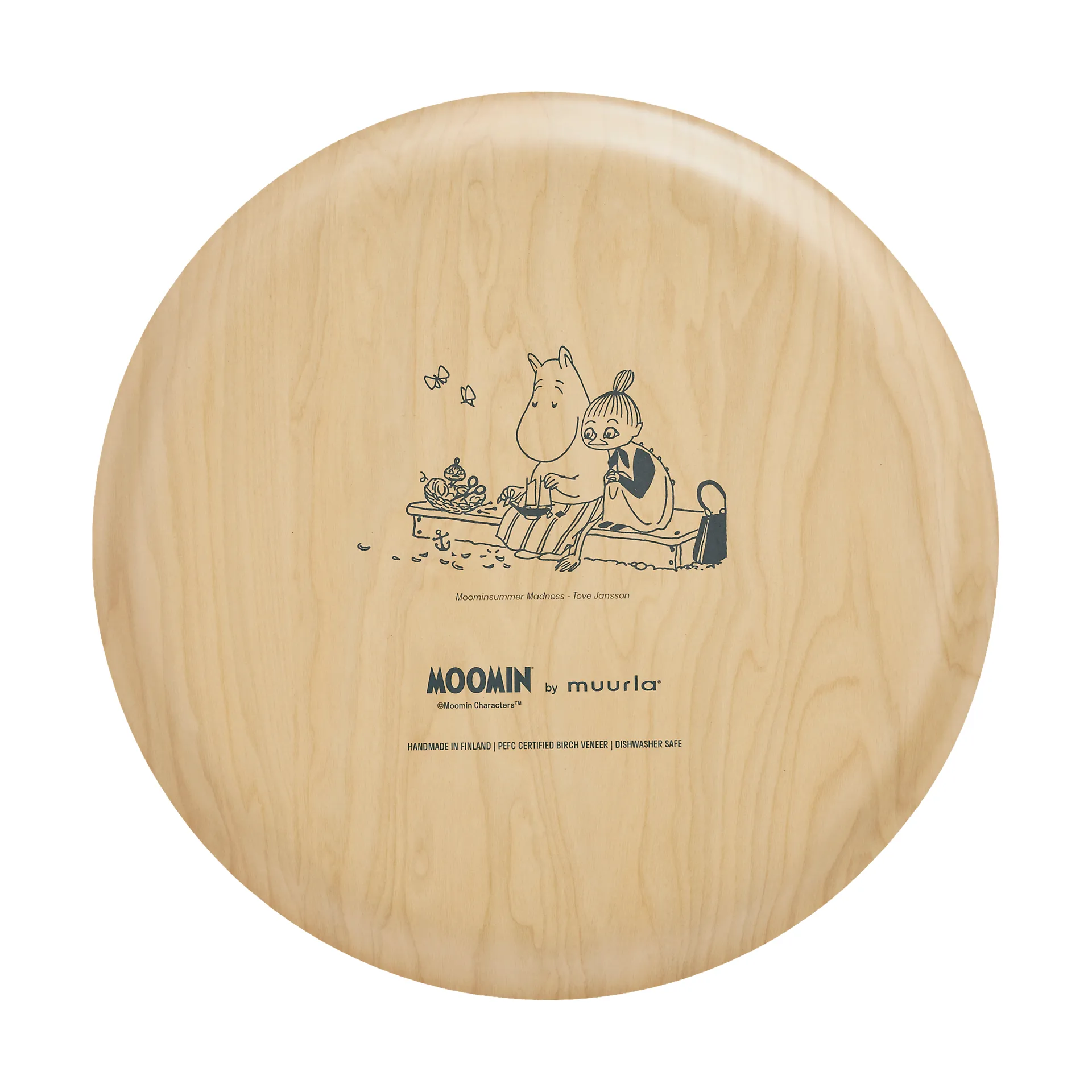 Moomin Tablett Ø35 cm, Summer night Muurla