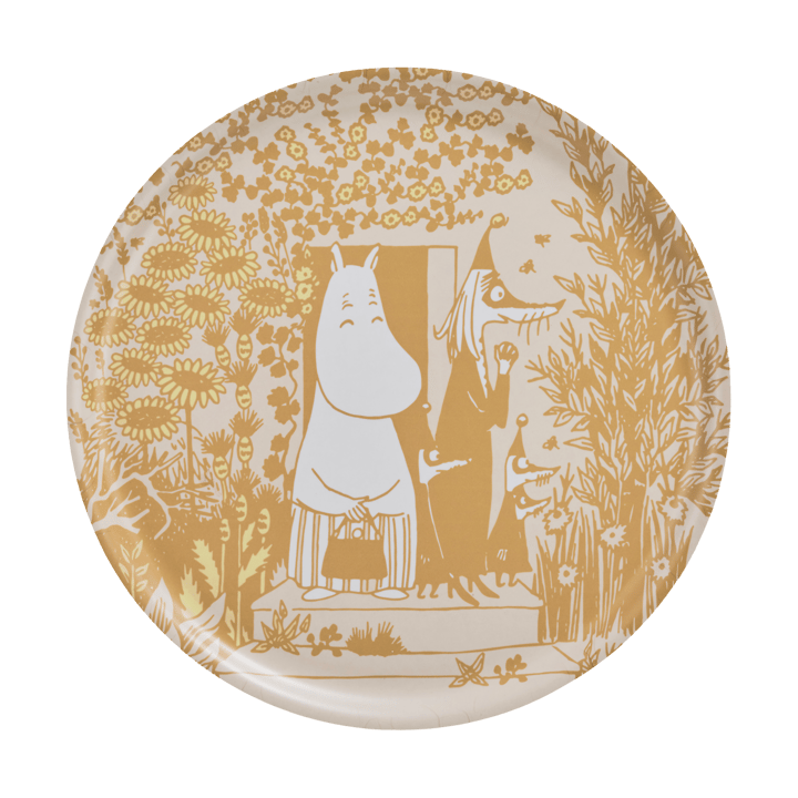 Moomin Tablett Ø40 cm, Wild garden Muurla