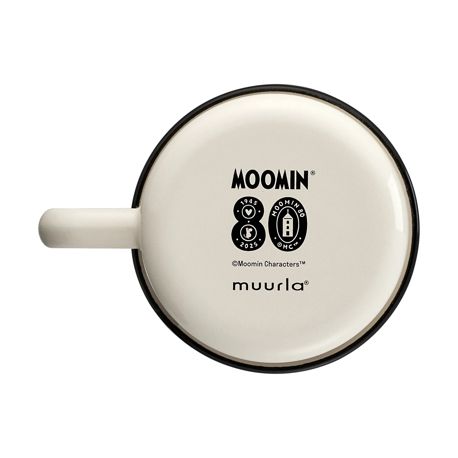 Mumin 80 Emaillebecher 37 cl, Weiß Muurla