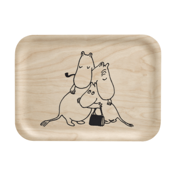 Mumin 80 Tablett 20x27 cm - Birke - Muurla