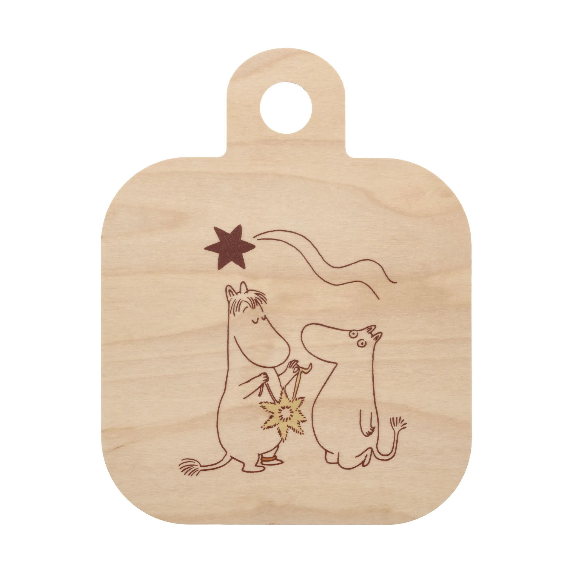 Mumin Chop & Serve Schneidebrett 25x32 cm, Comet Muurla