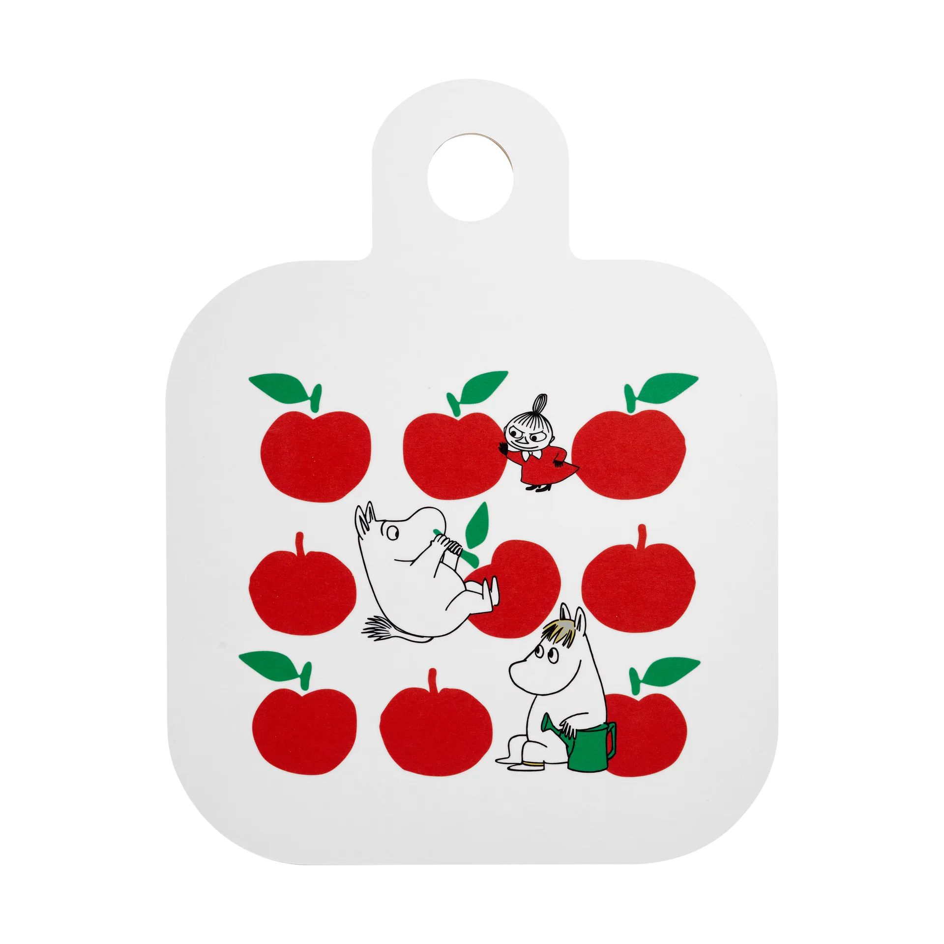 Mumin Chop & Serve Schneidebrett 25x32 cm, Joyfull Apples Muurla