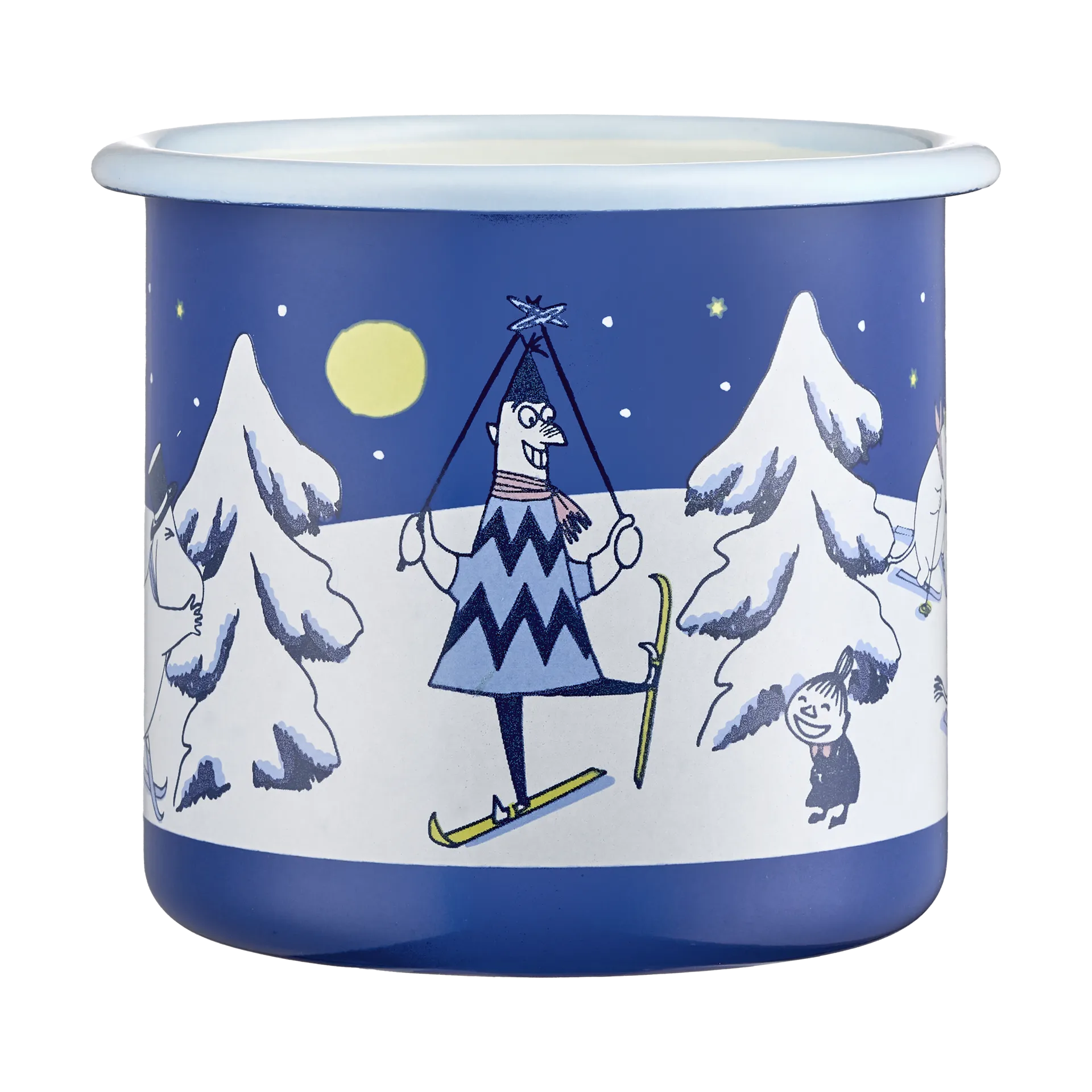 Mumin Emaillebecher 37 cl, Starry night Muurla