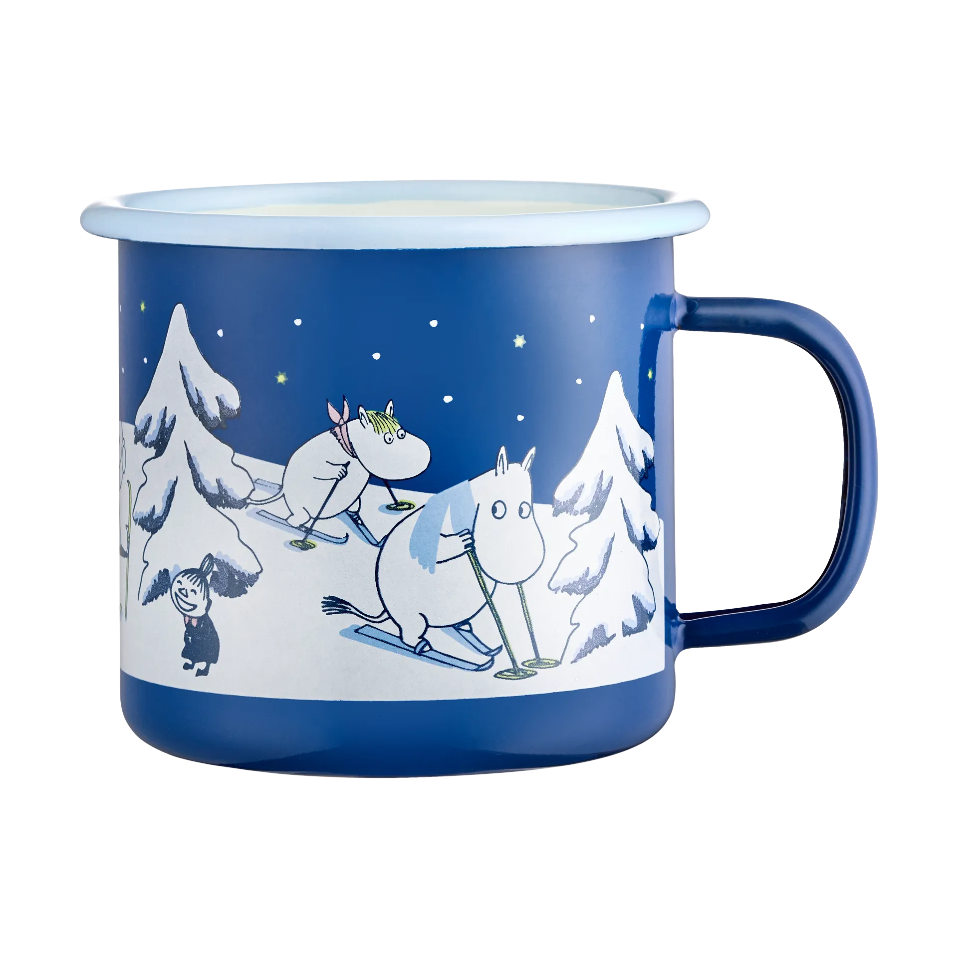 Mumin Emaillebecher 37 cl, Starry night Muurla