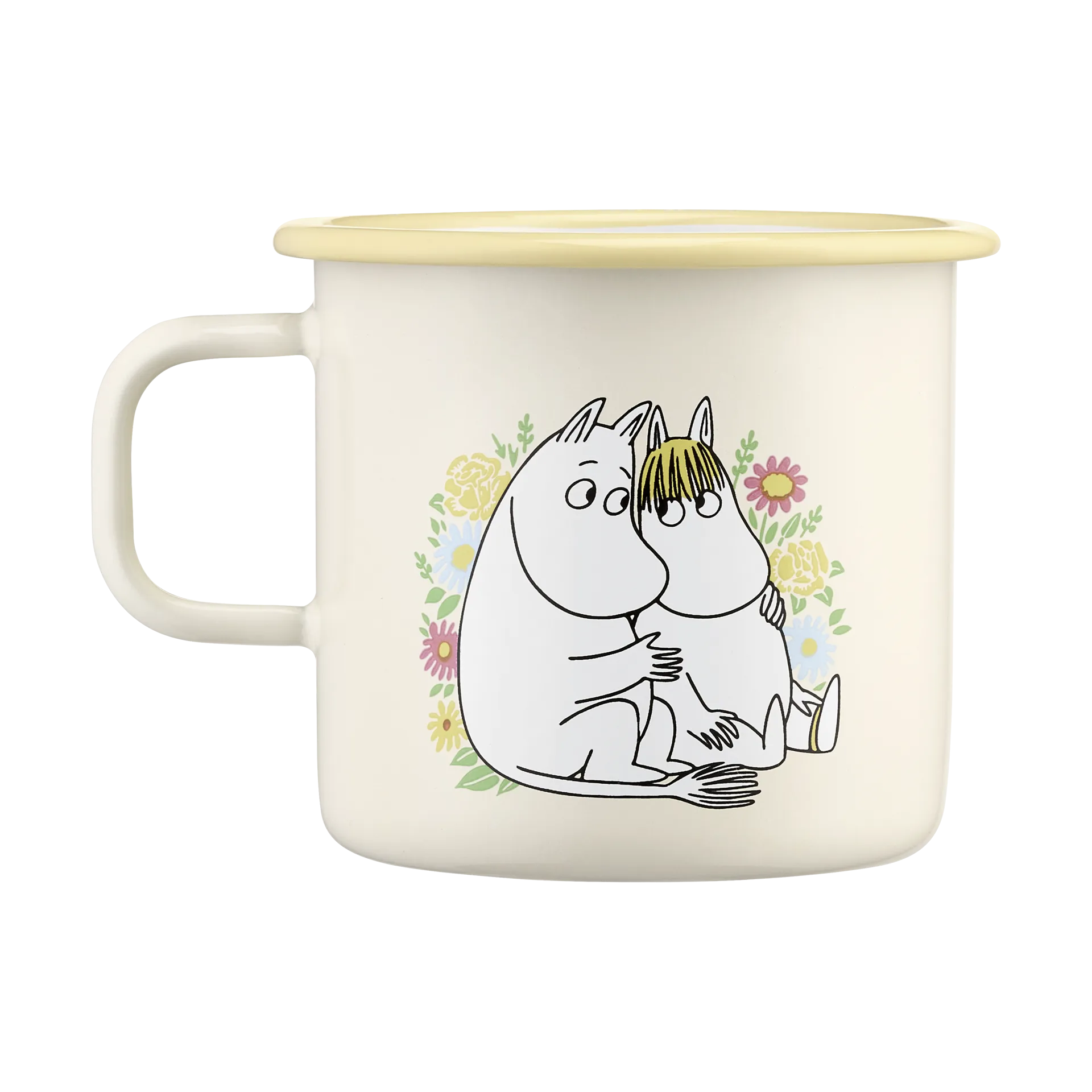 Mumin Emaillebecher 55 cl, Flowers Muurla
