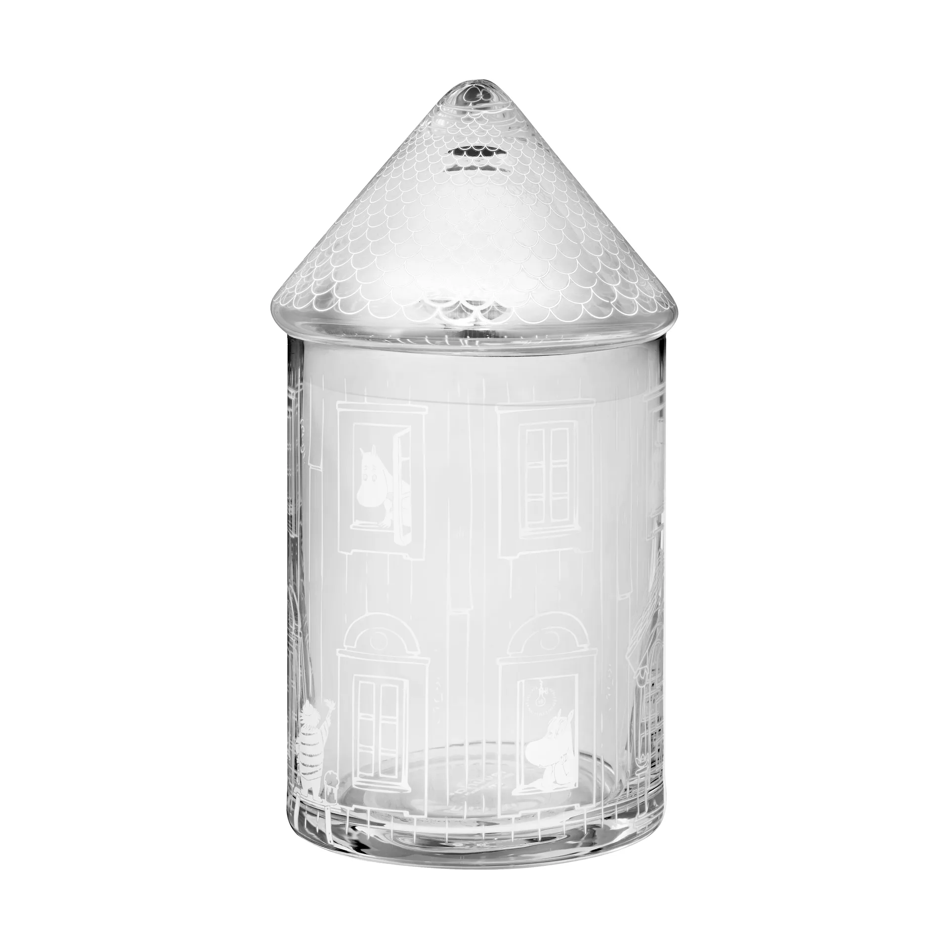 Mumin Glasaufbewahrungsdose Ø9×18,5 cm, Moominhouse Muurla