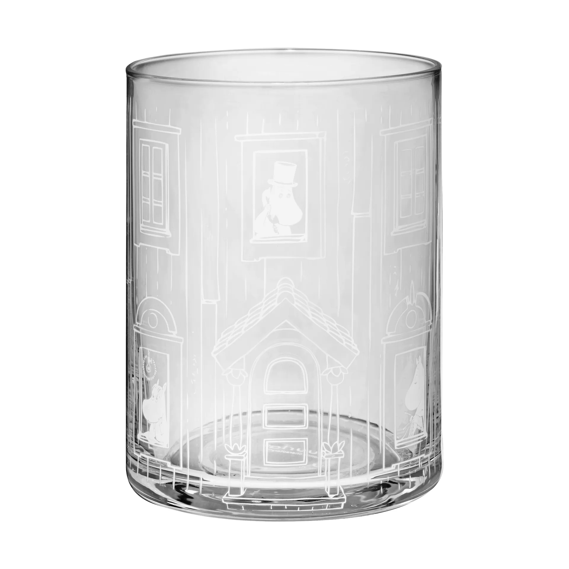 Mumin Glasaufbewahrungsdose Ø9×18,5 cm, Moominhouse Muurla