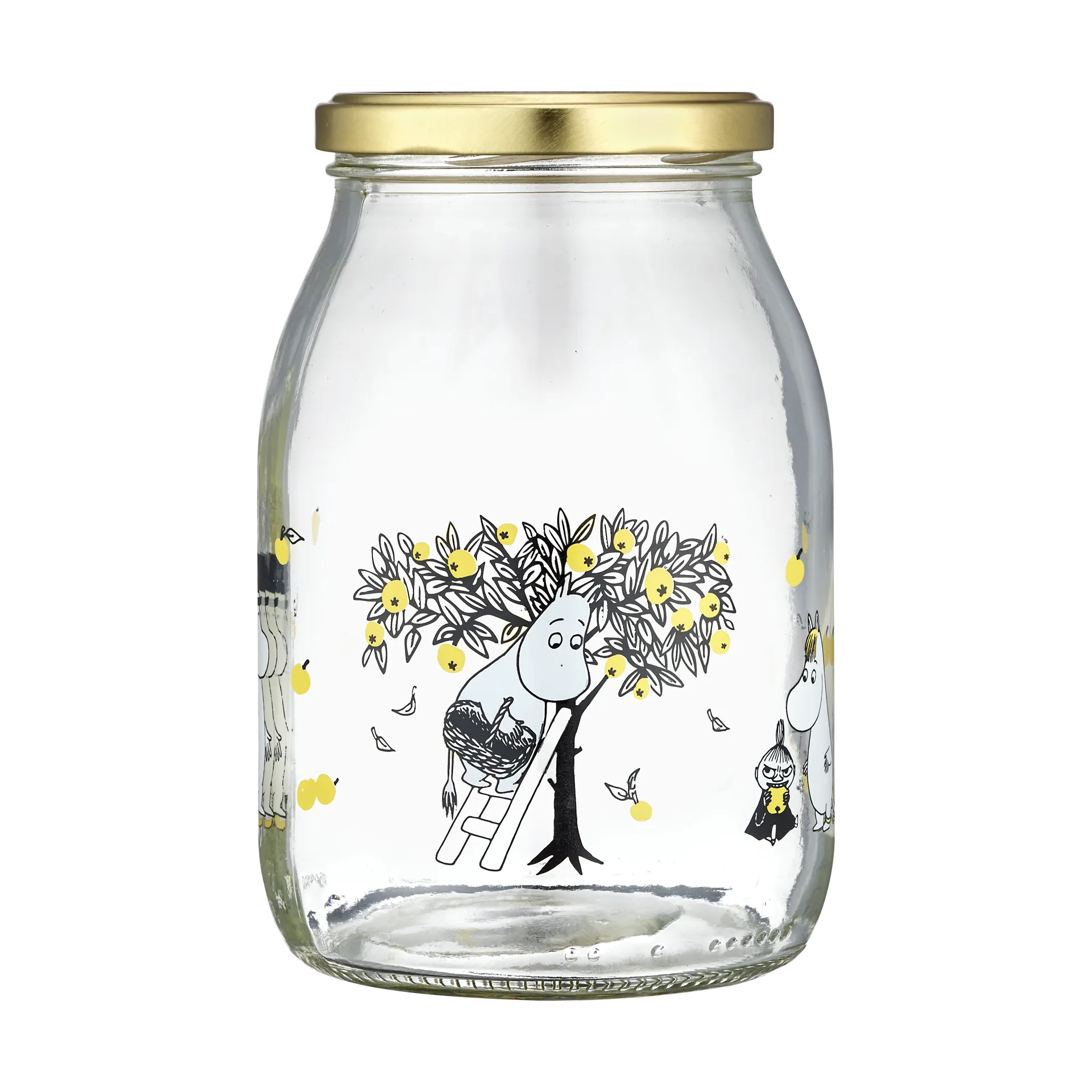 Mumin Glasbehälter 1 L, Apples Muurla