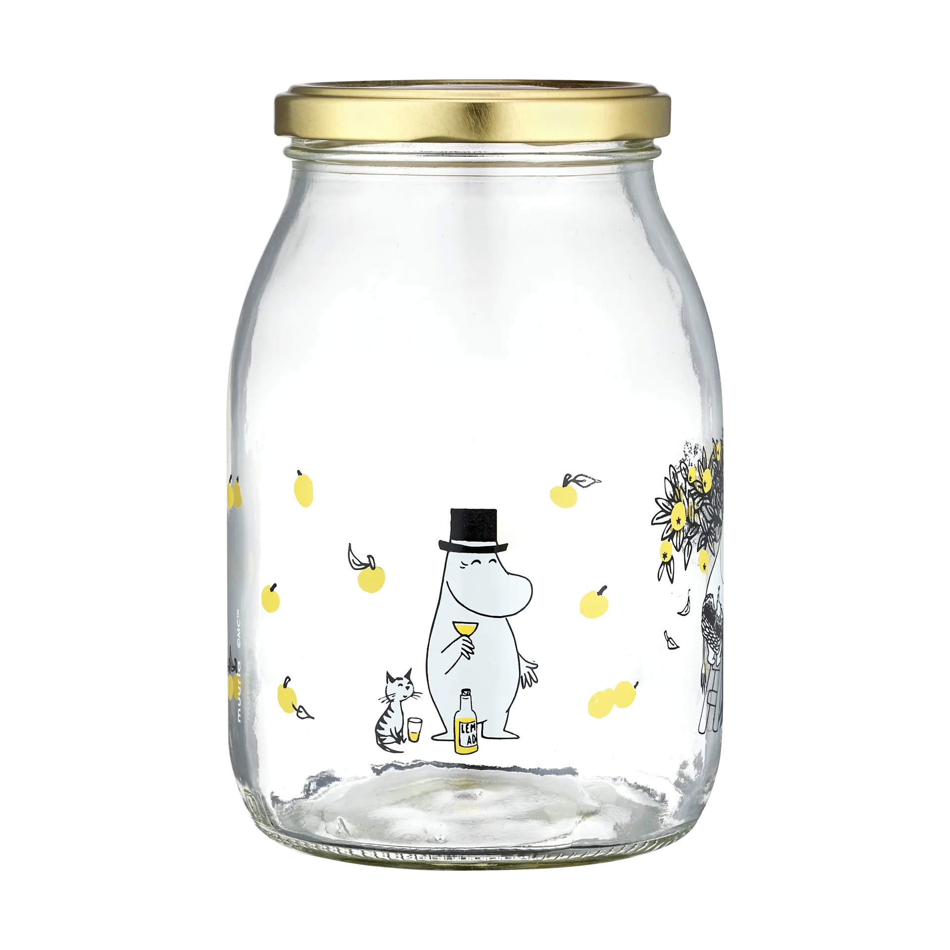 Mumin Glasbehälter 1 L, Apples Muurla