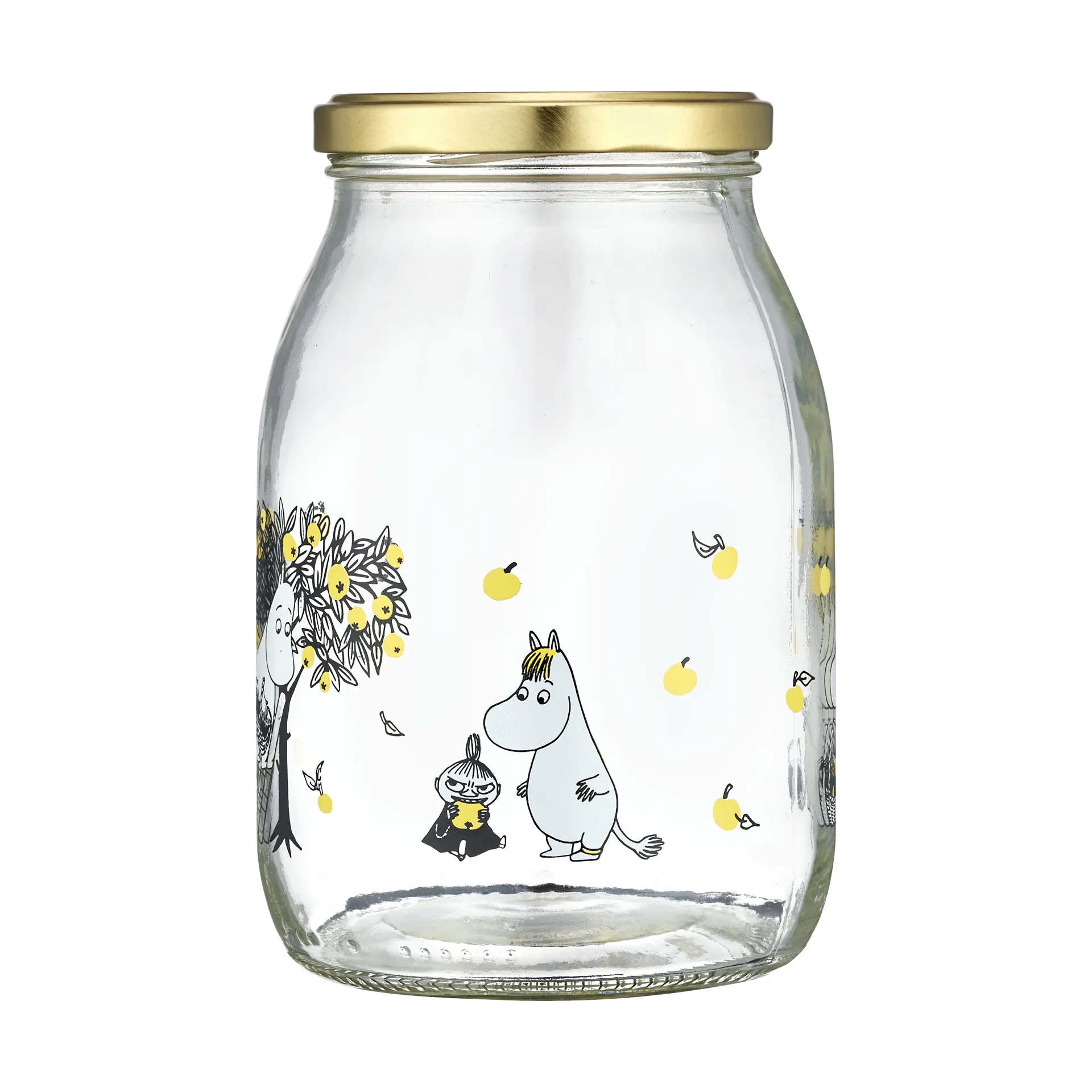 Mumin Glasbehälter 1 L, Apples Muurla