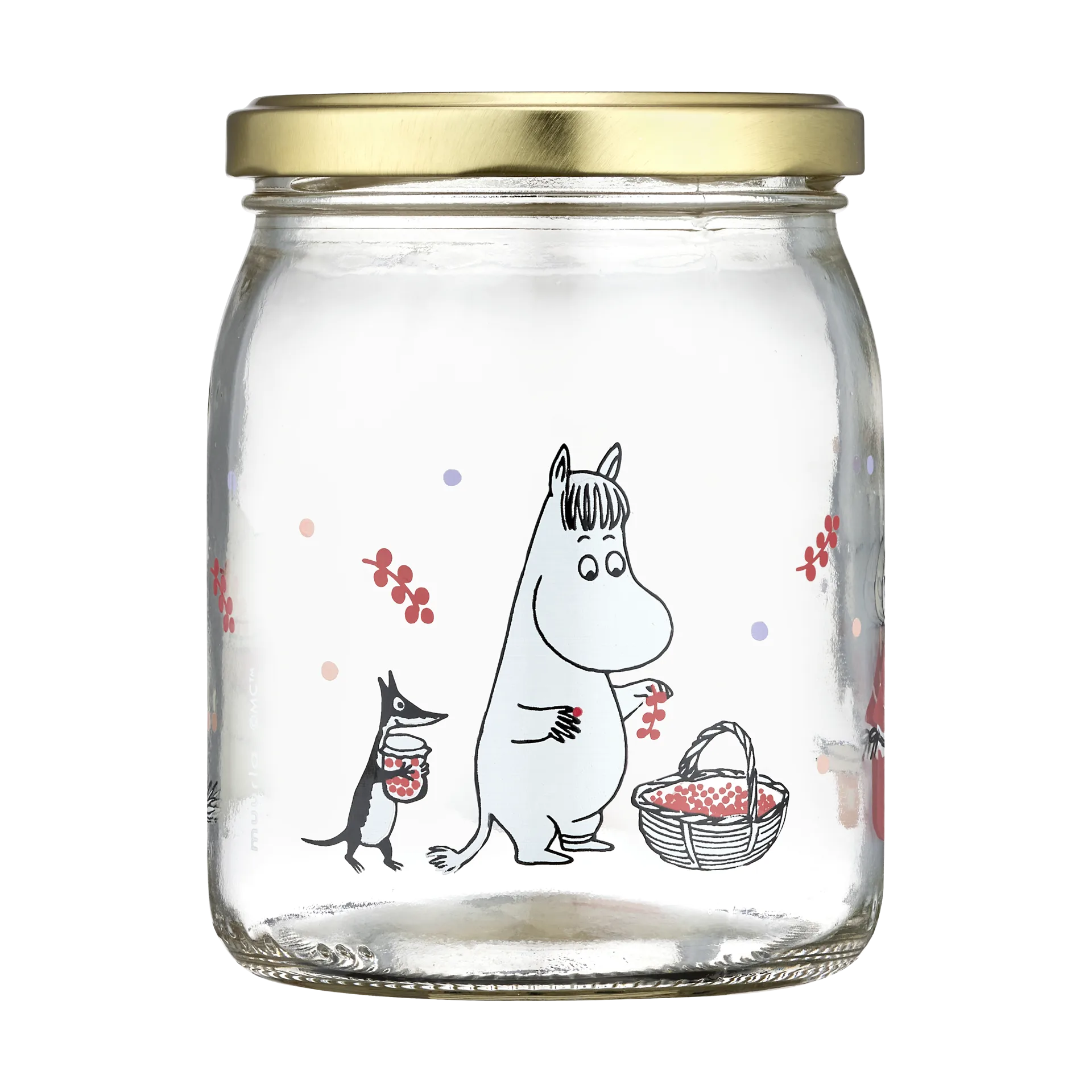 Mumin Glasbehälter 50 cm, Berries Muurla
