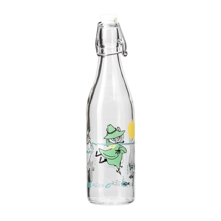 Mumin Glasflasche 0,5 l, Fun in the water Muurla