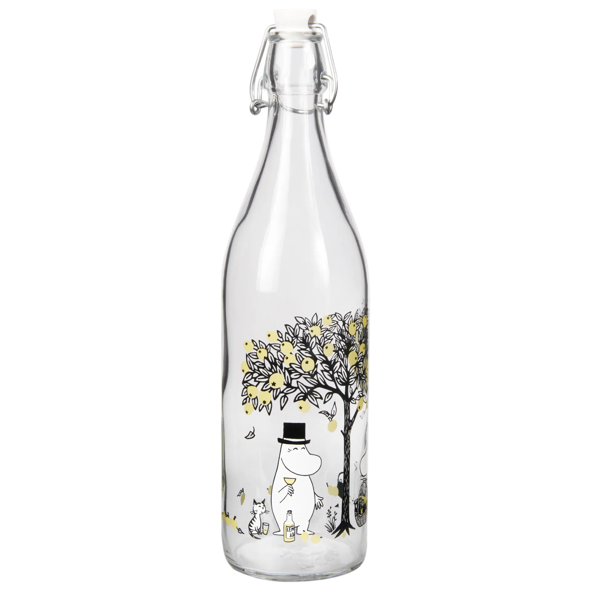 Mumin Glasflasche 1 L, Apples Muurla