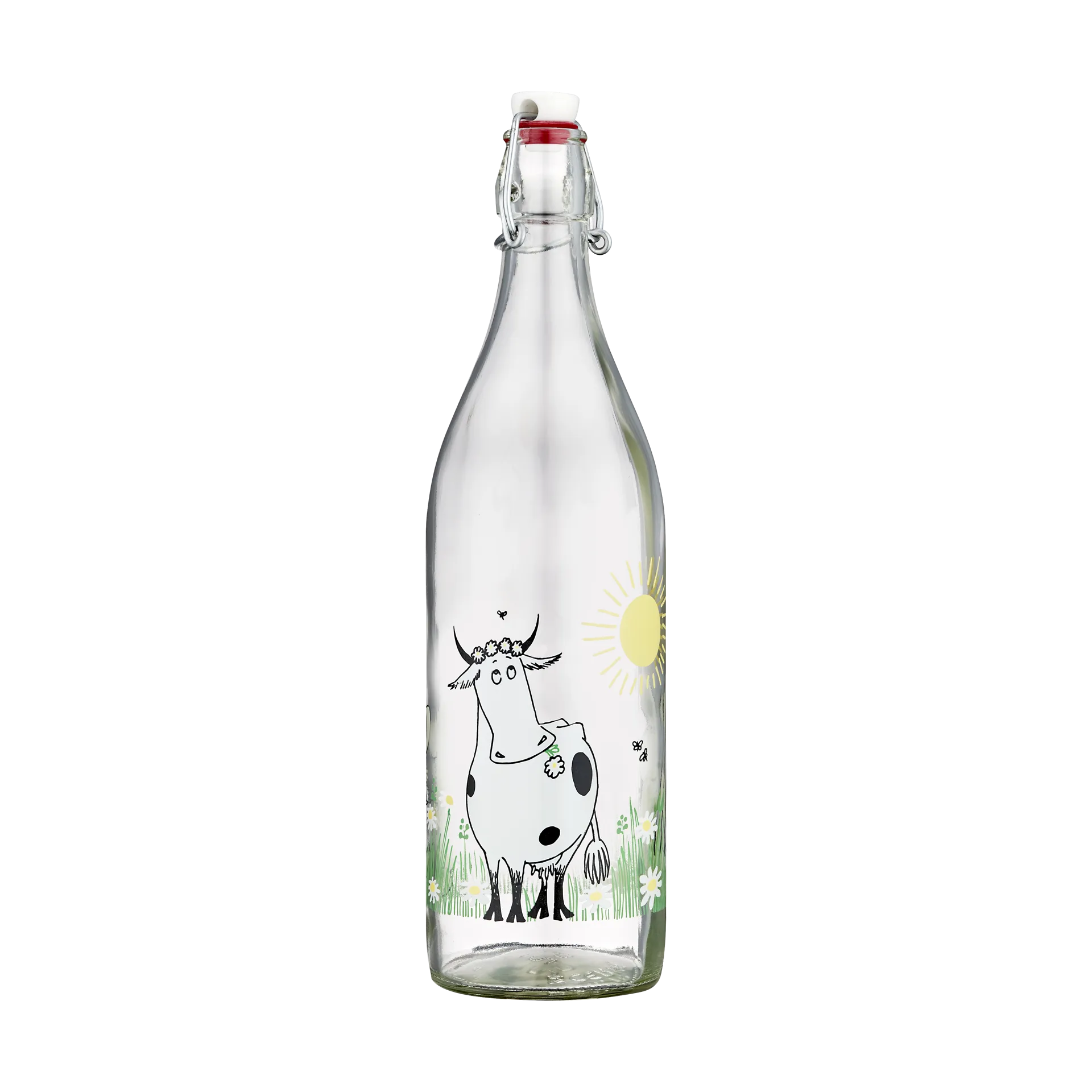 Mumin Glasflasche 1 L, Meadow Muurla
