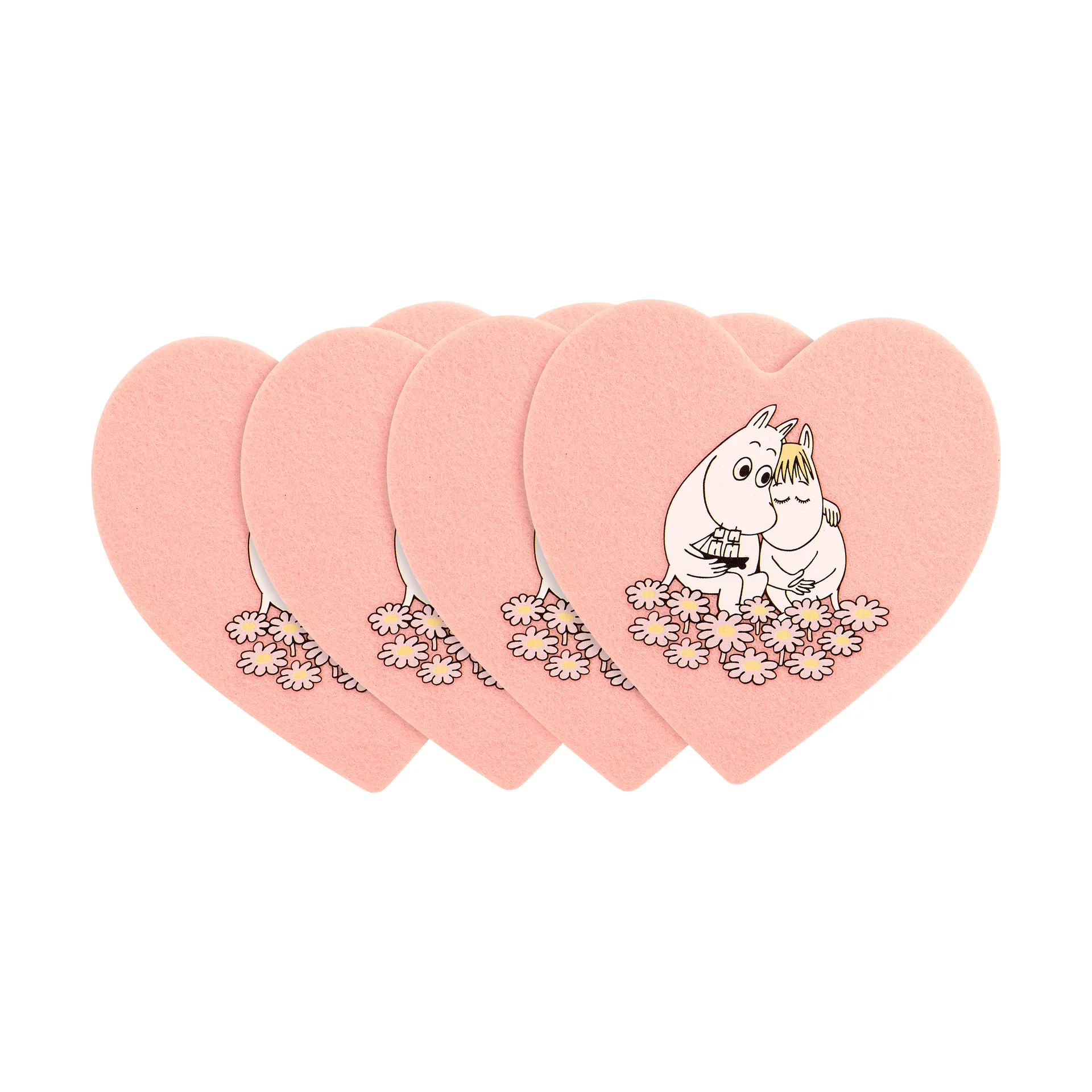 Mumin Glasuntersetzer 4-pack, Together Muurla