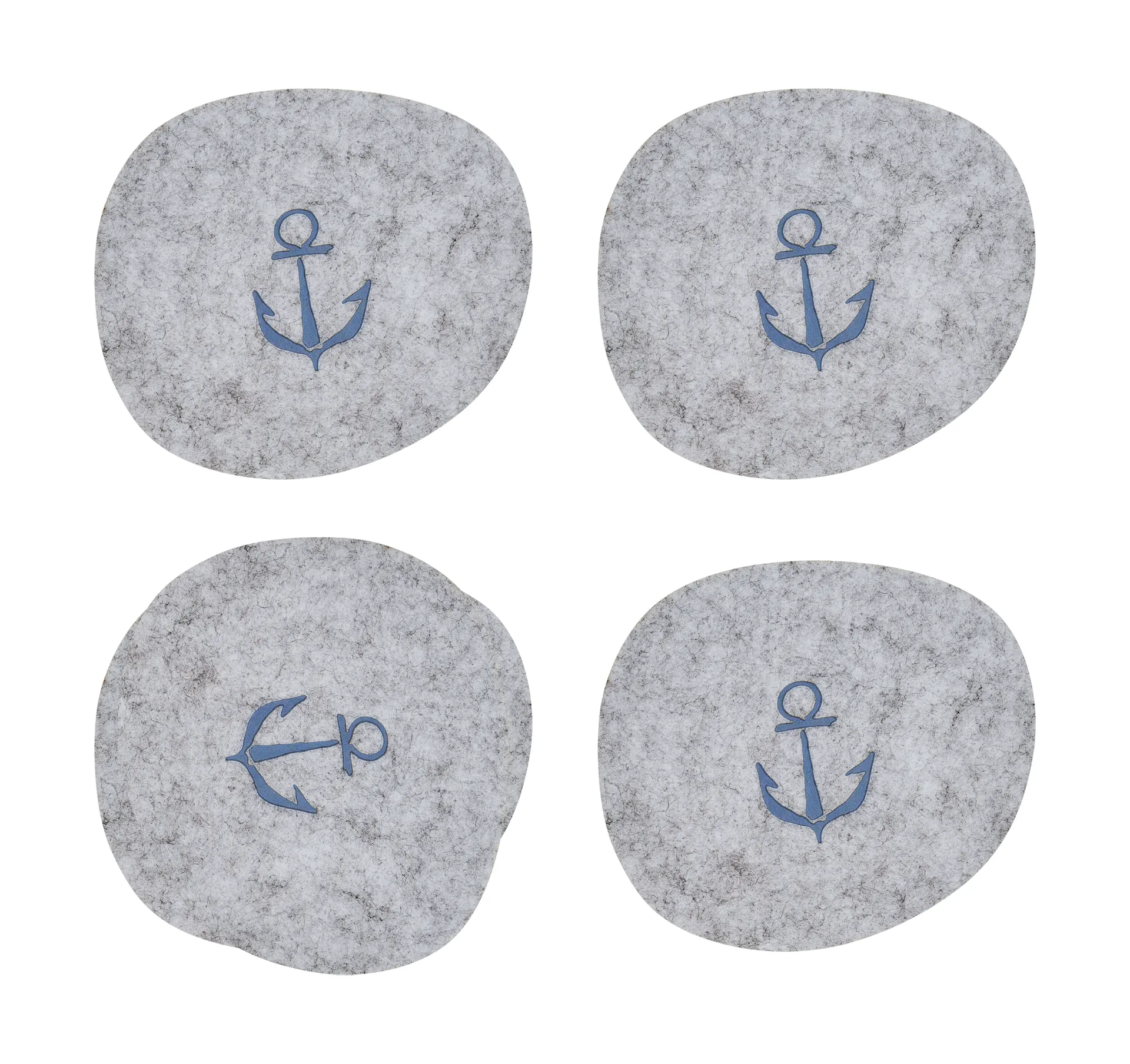 Mumin Glasuntersetzer 9,5x11 cm, 4-teilig, Sailors Muurla