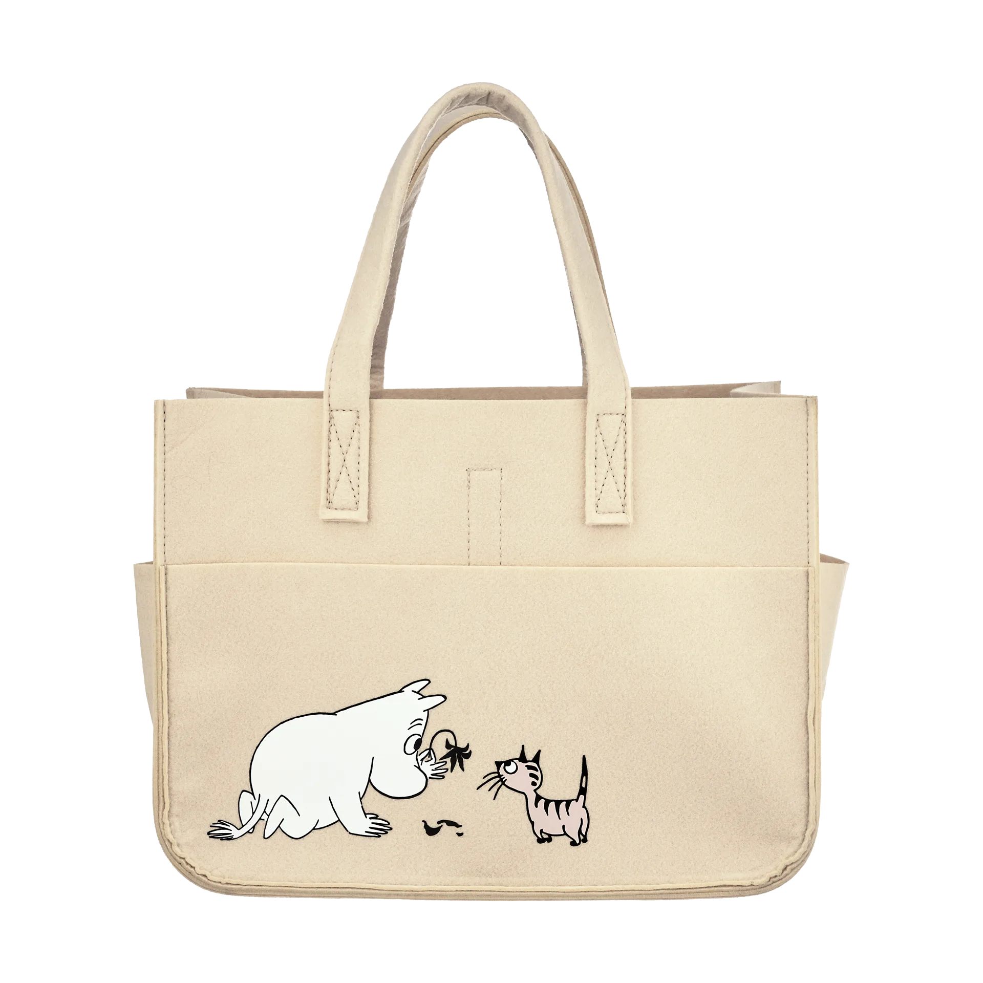 Mumin Haustiere Aufbewahrungskorb 25x40 cm, Beige Muurla