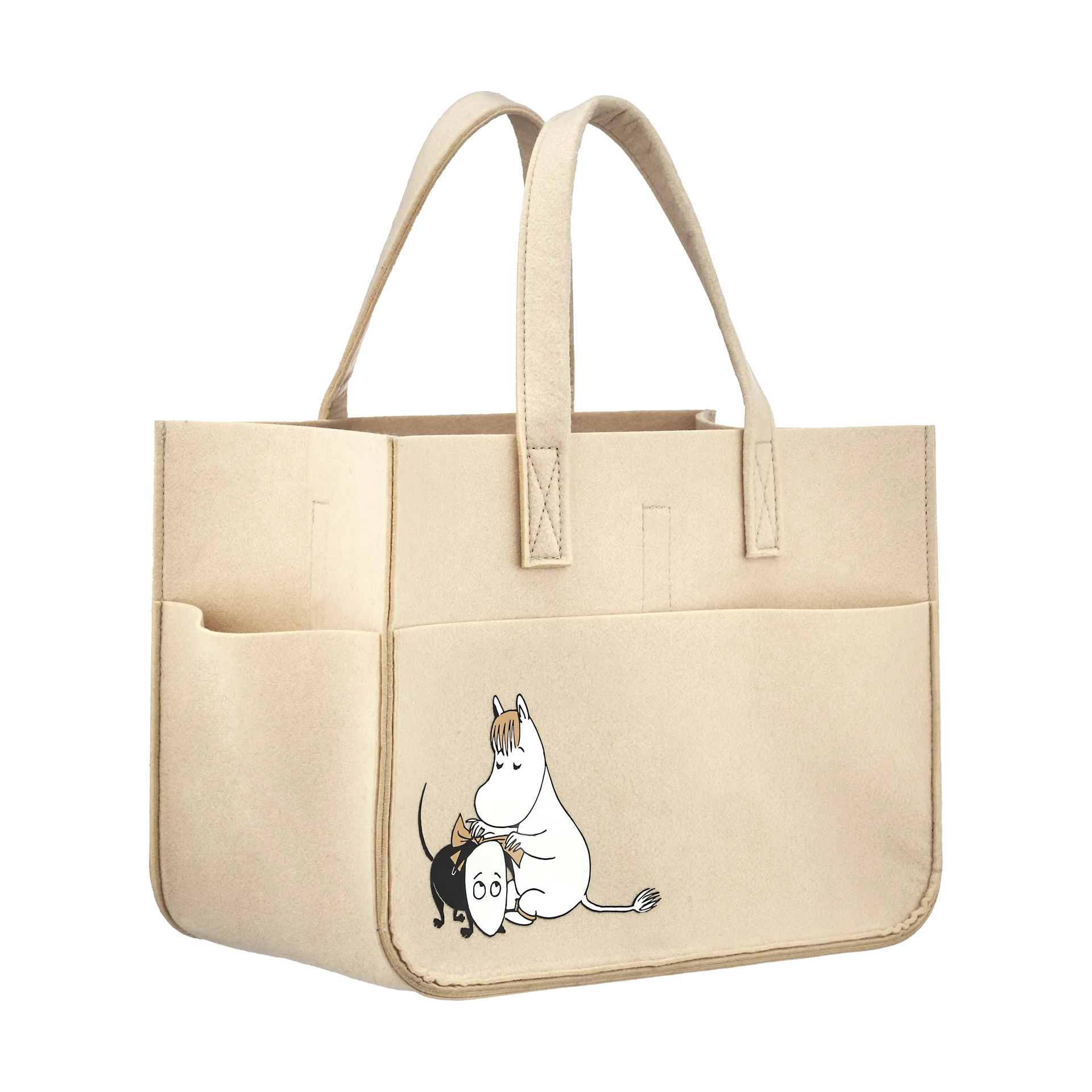 Mumin Haustiere Aufbewahrungskorb 25x40 cm, Beige Muurla