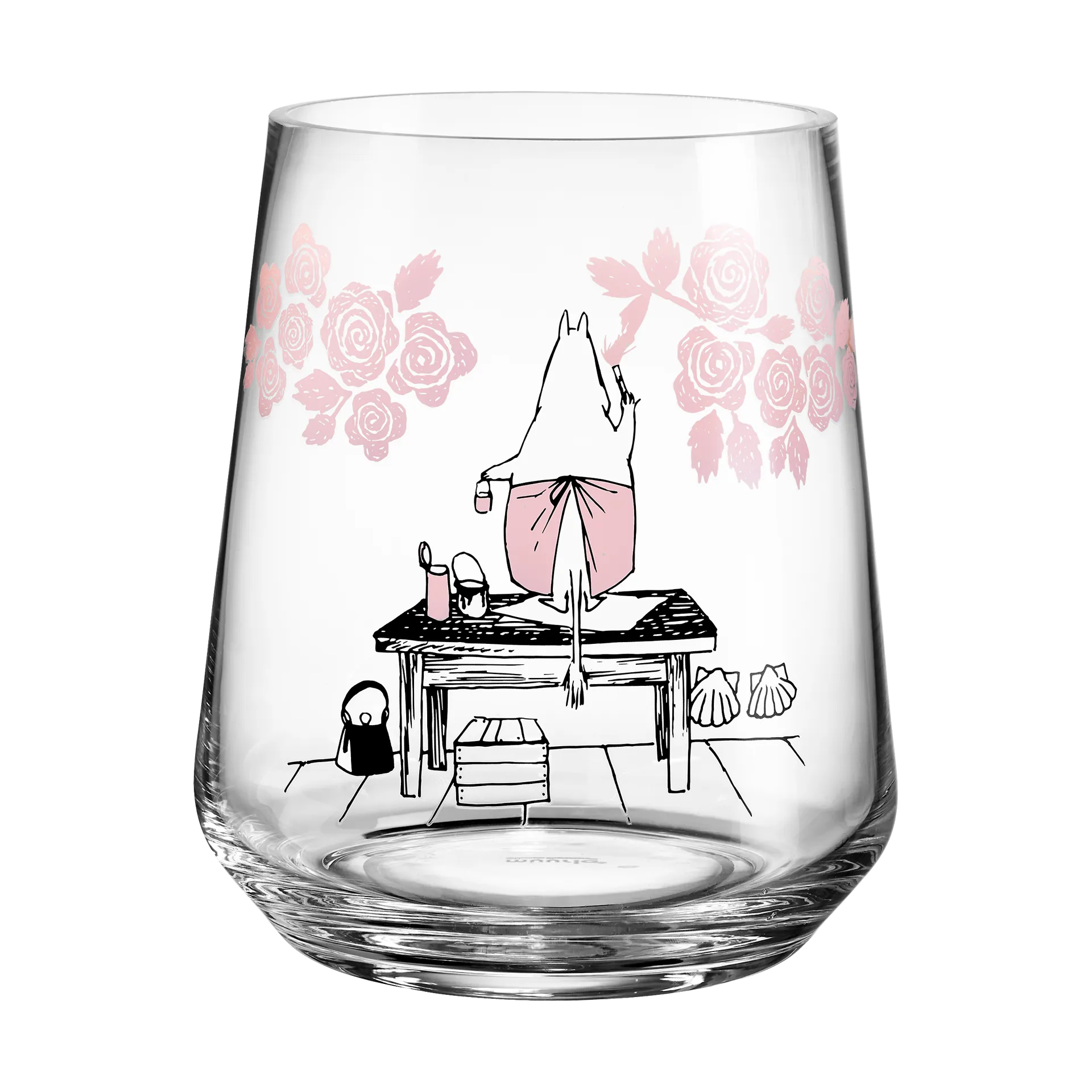 Mumin Originals Windlicht/Vase 17,5 cm, Roses Muurla
