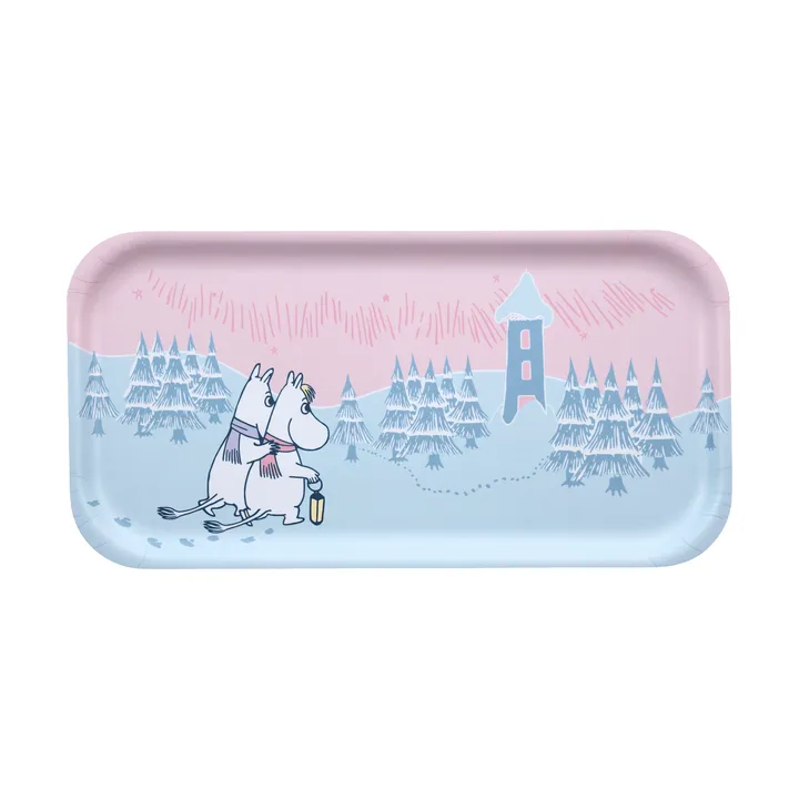 Mumin Tablett 22x43 cm - Frosty Day - Muurla