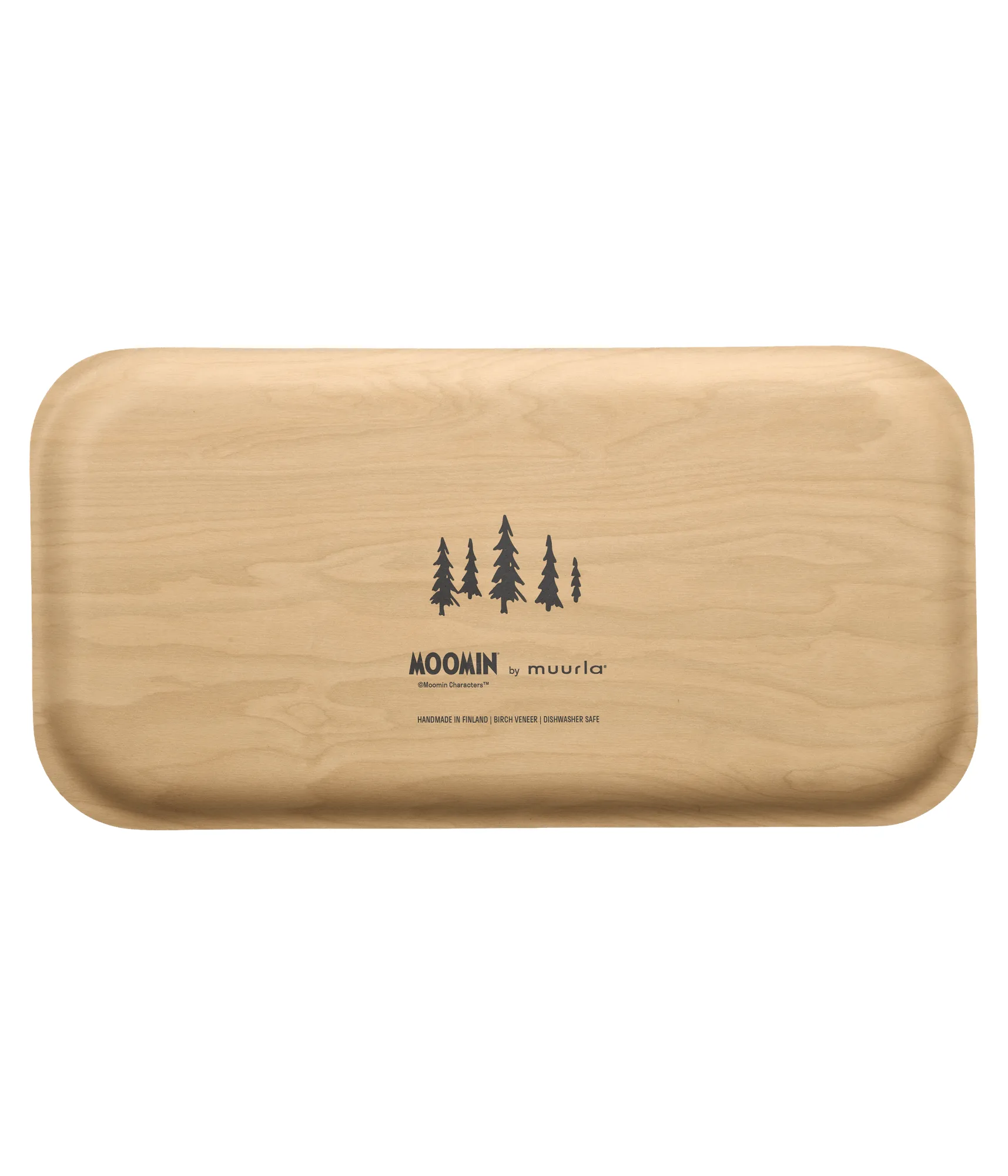 Mumin Tablett 22x43 cm, Frosty Day Muurla
