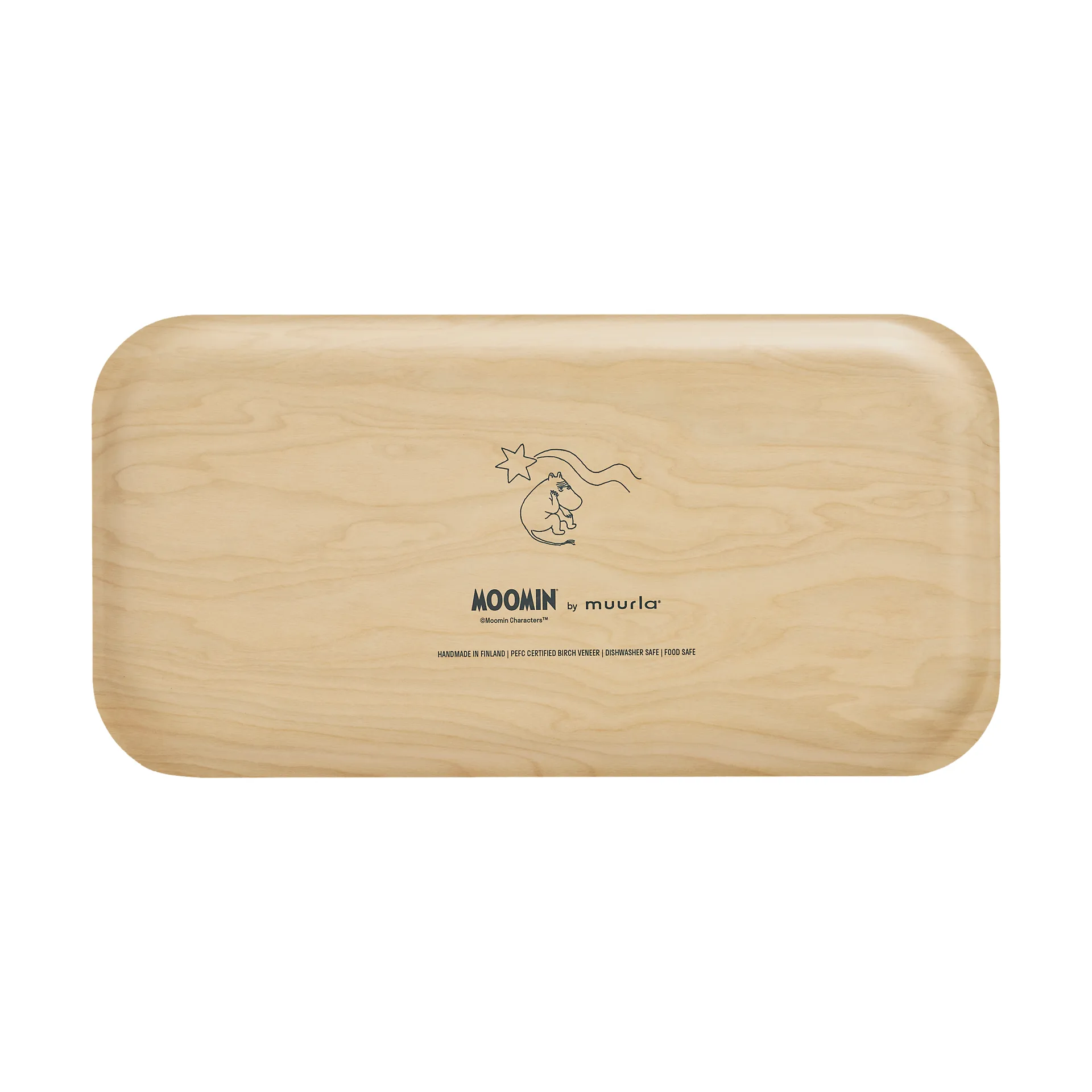 Mumin Tablett 22x43 cm, The rush Muurla