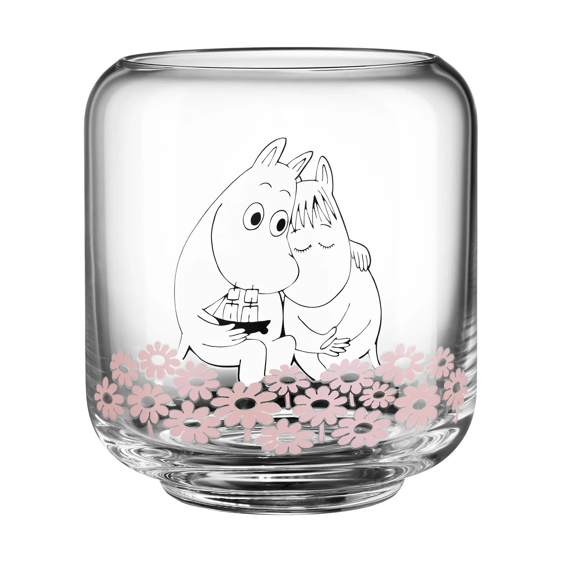 Mumin Teelichthalter/Vase 10 cm, Together Muurla