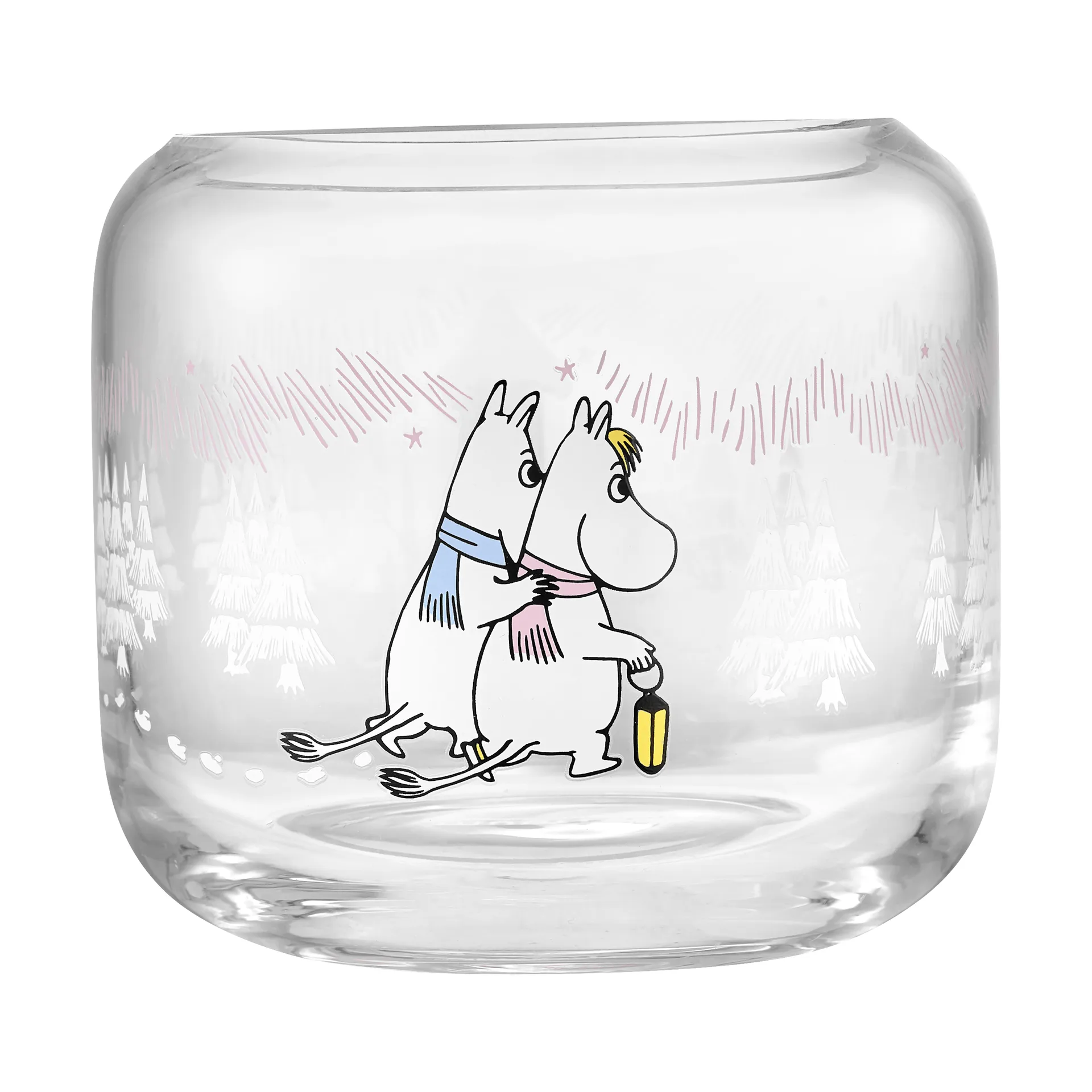 Mumin Windlicht Ø9×8 cm, Frosty Day Muurla