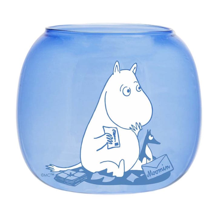 Mumin Windlicht/Schale Ø9cm, Blue Muurla