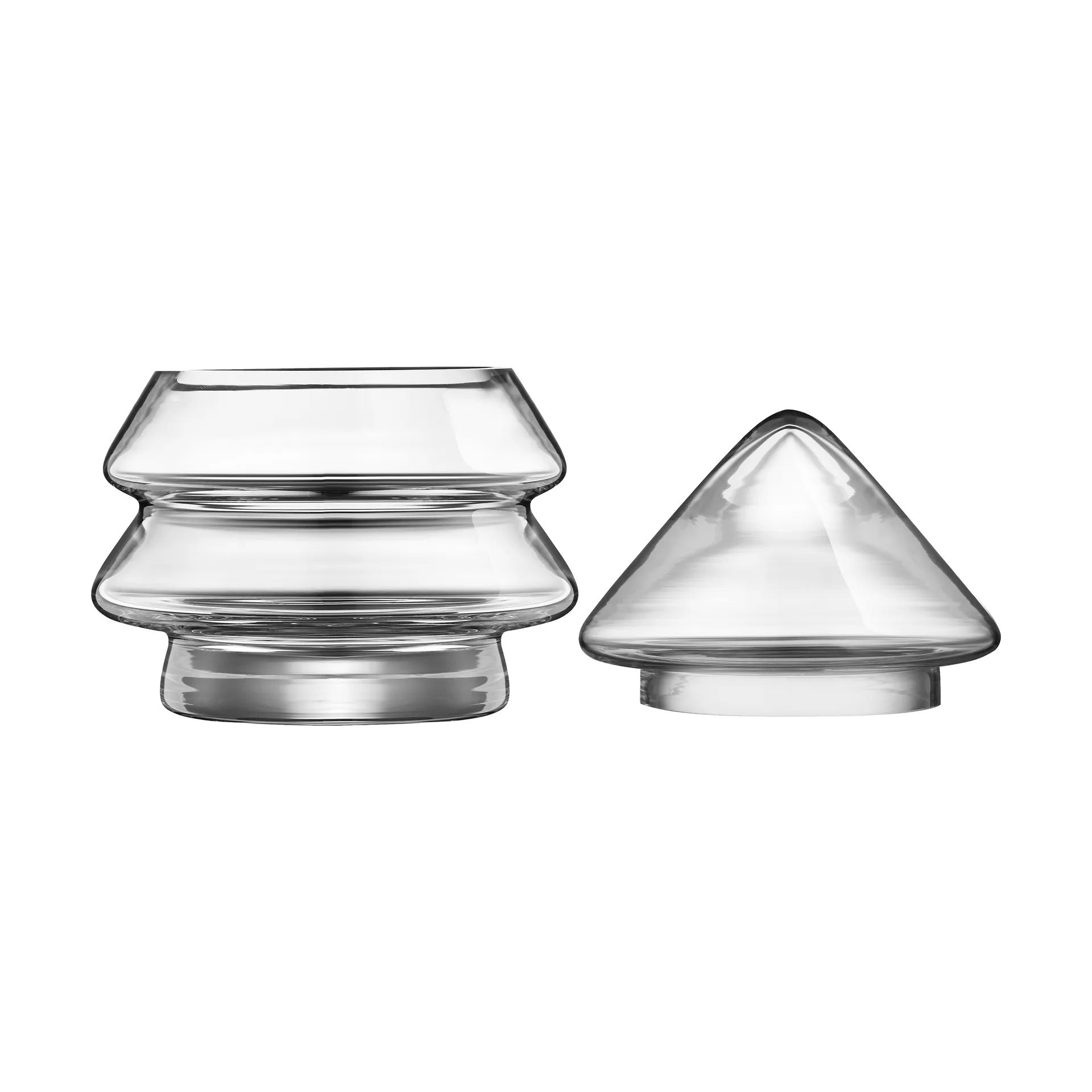 Muurla Glasgefäß 12 cm, Tanne Muurla