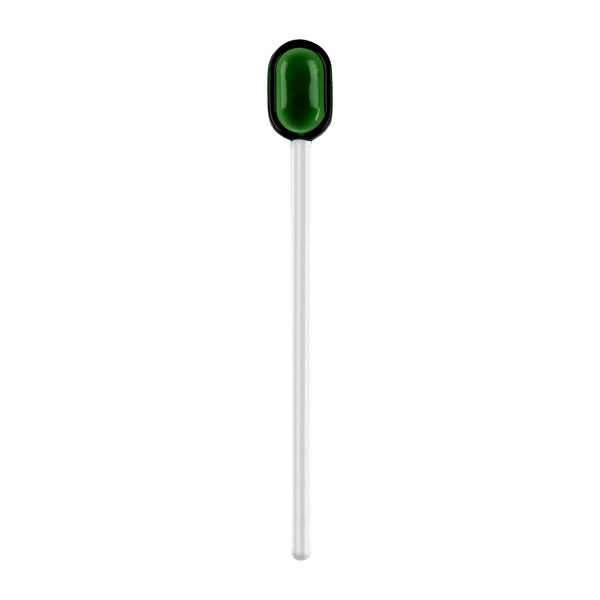 Muurla Lattelöffel Glas 15,5cm, Green-clear Muurla
