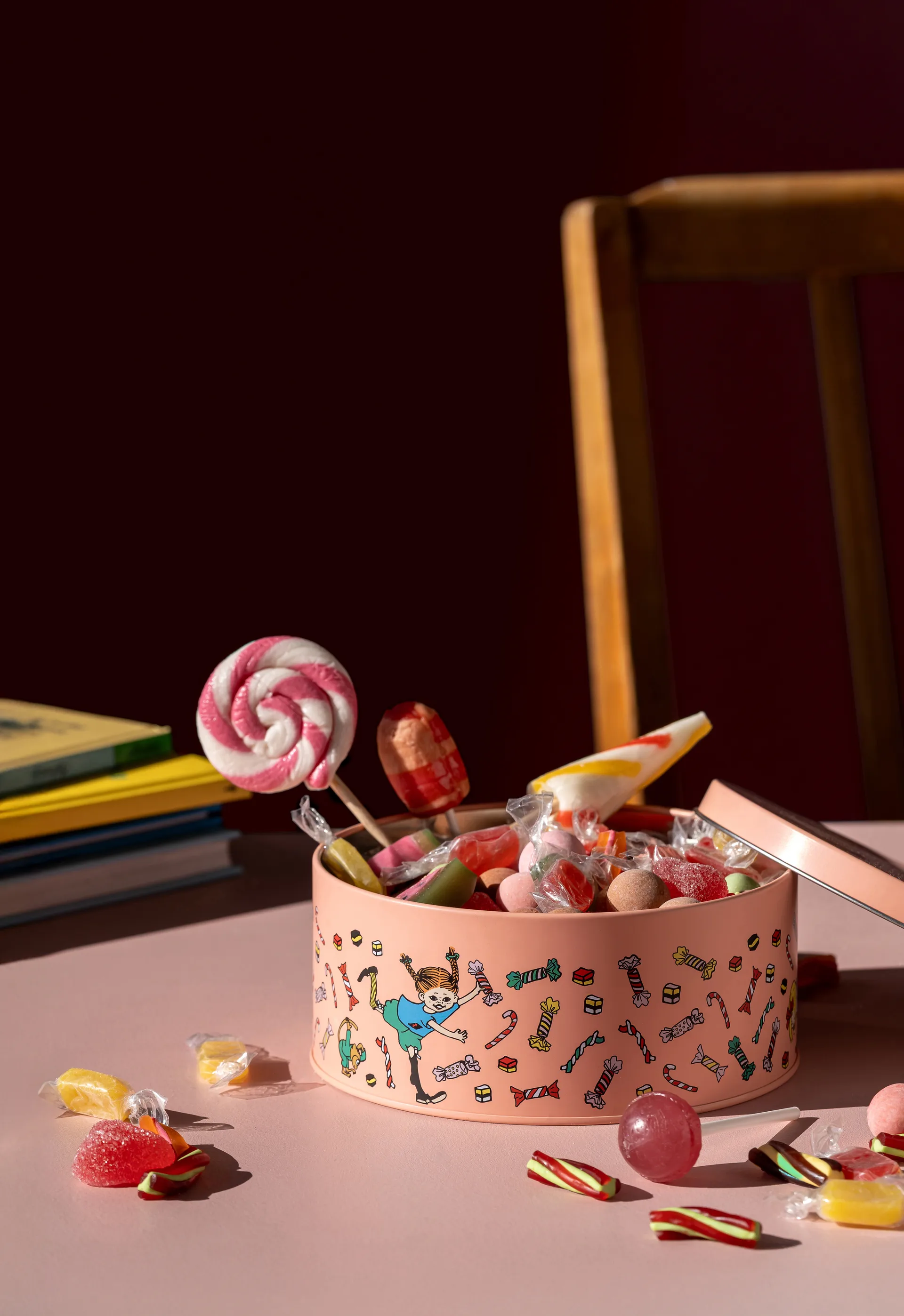 Pippi Aufbewahrungsdose mit Deckel Ø15 cm, Candy Muurla