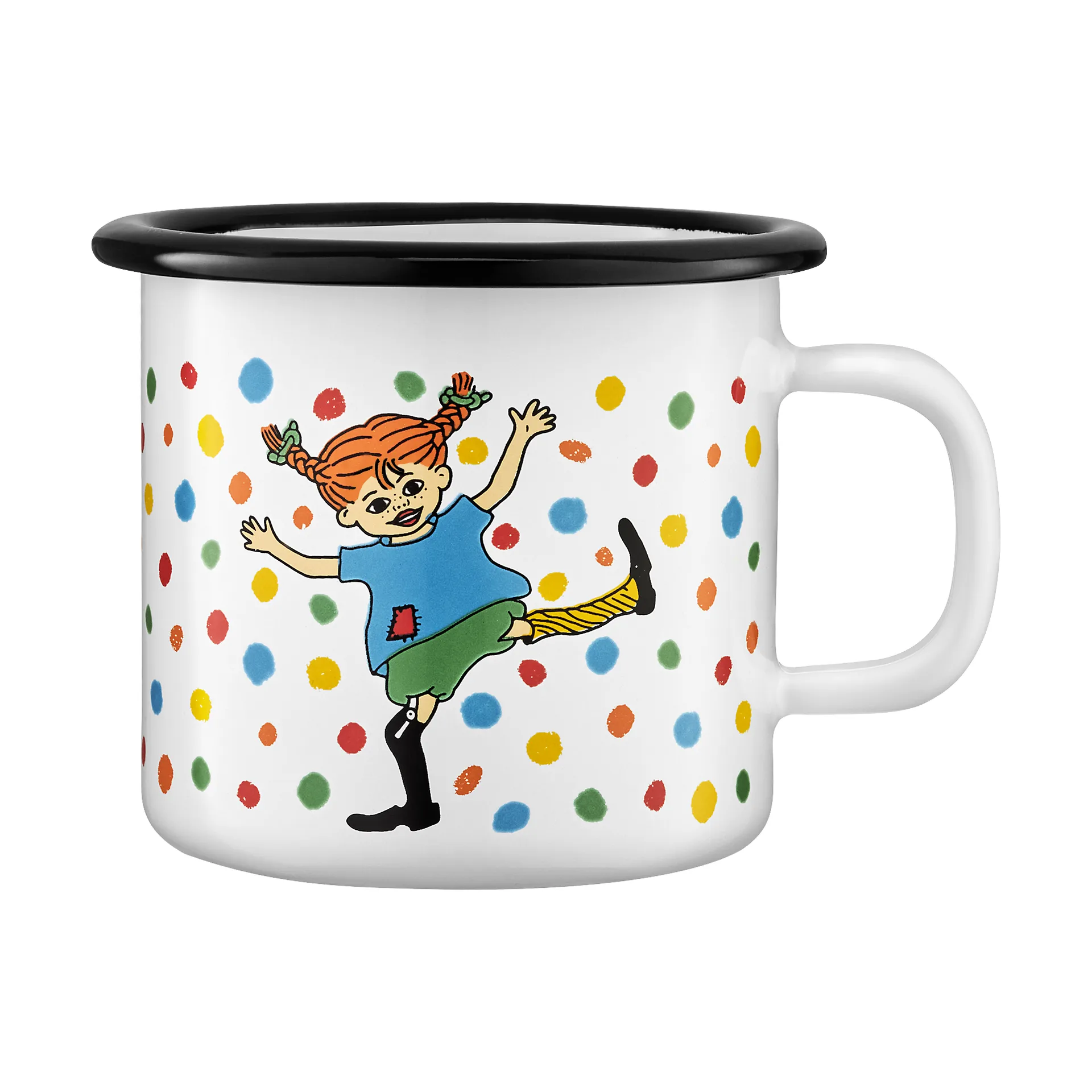 Pippi Emaillebecher 2,5 dl, Hoppsansa Muurla
