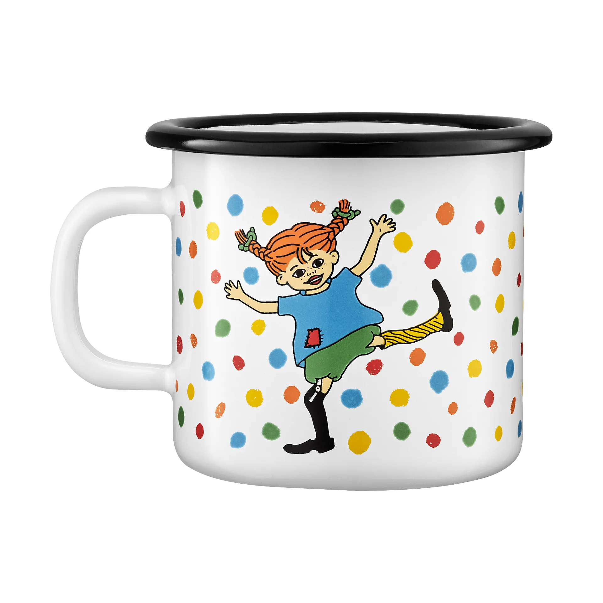Pippi Emaillebecher 2,5 dl, Hoppsansa Muurla
