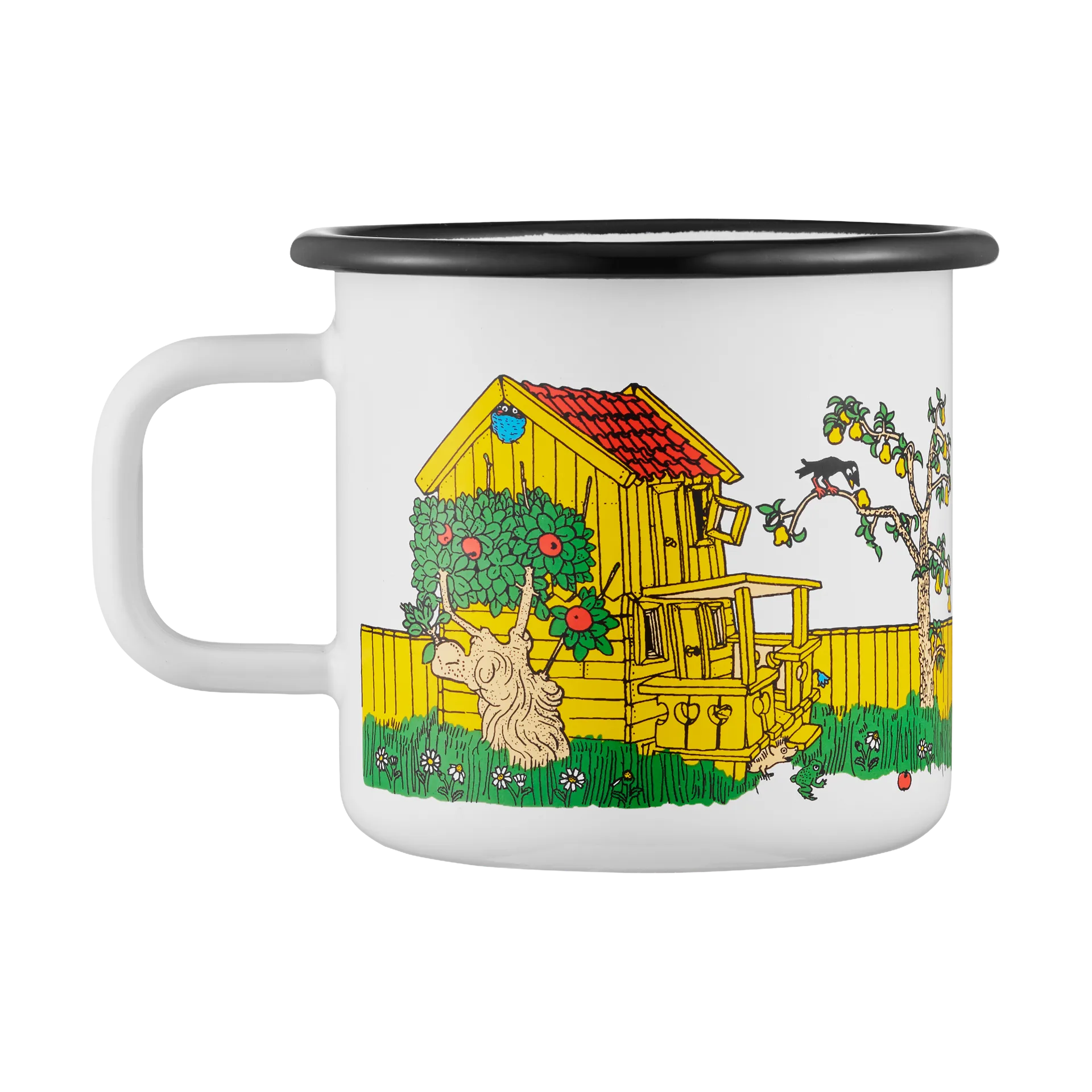 Pippi longstocking Emaillierte Tasse 3,7 dl, The Way Home Muurla