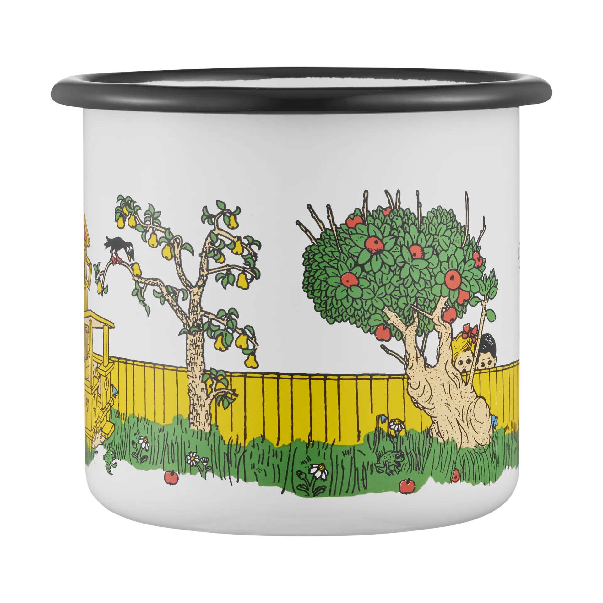 Pippi longstocking Emaillierte Tasse 3,7 dl, The Way Home Muurla