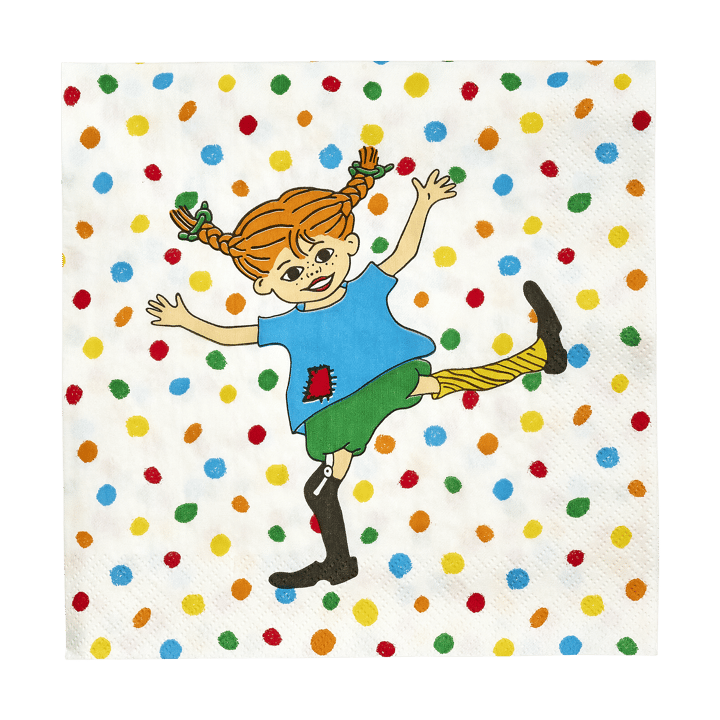 Pippi Servietten 33x33 cm 20er-Pack - Hoppsansa - Muurla