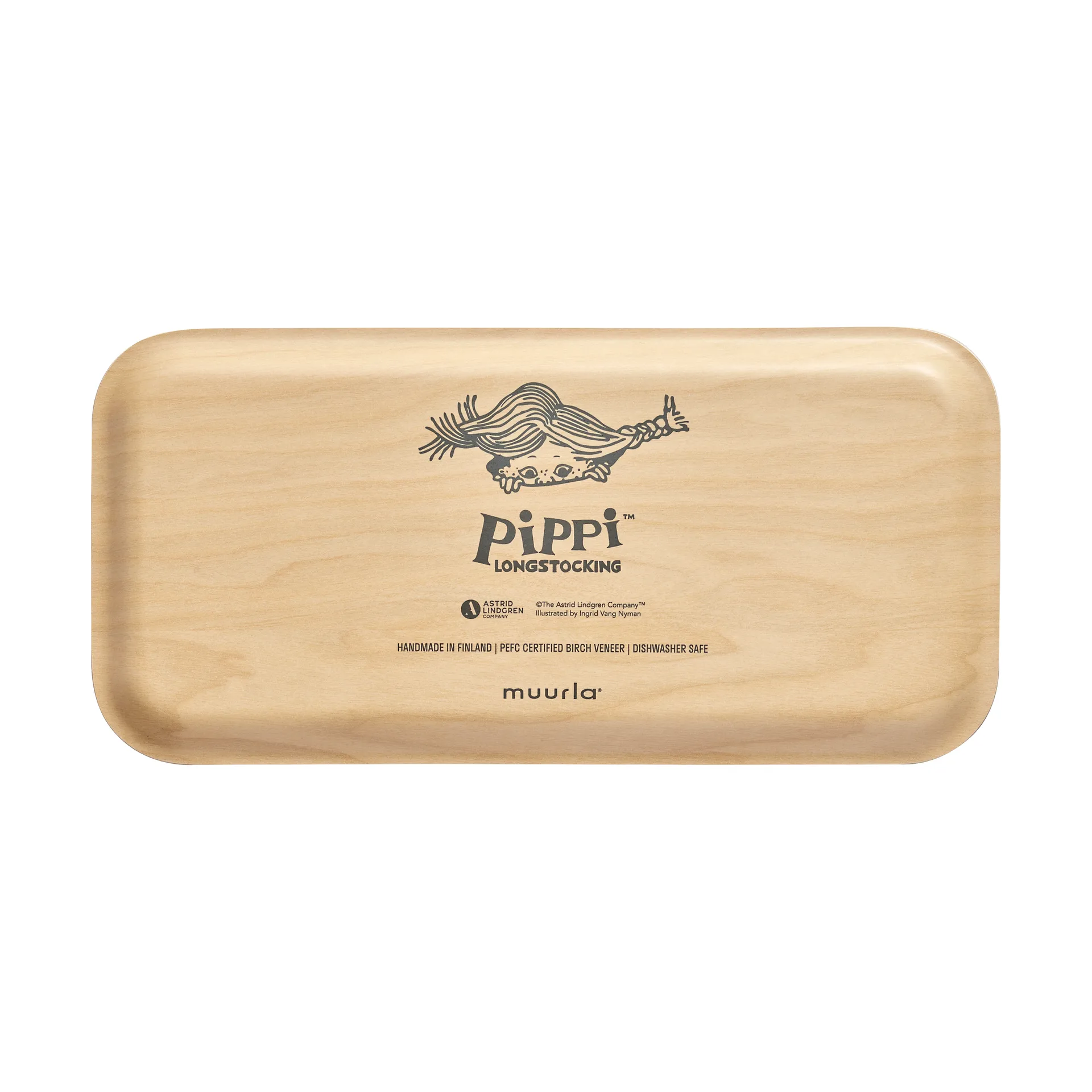 Pippi Tablett 13x27 cm, Hoppsansa Muurla