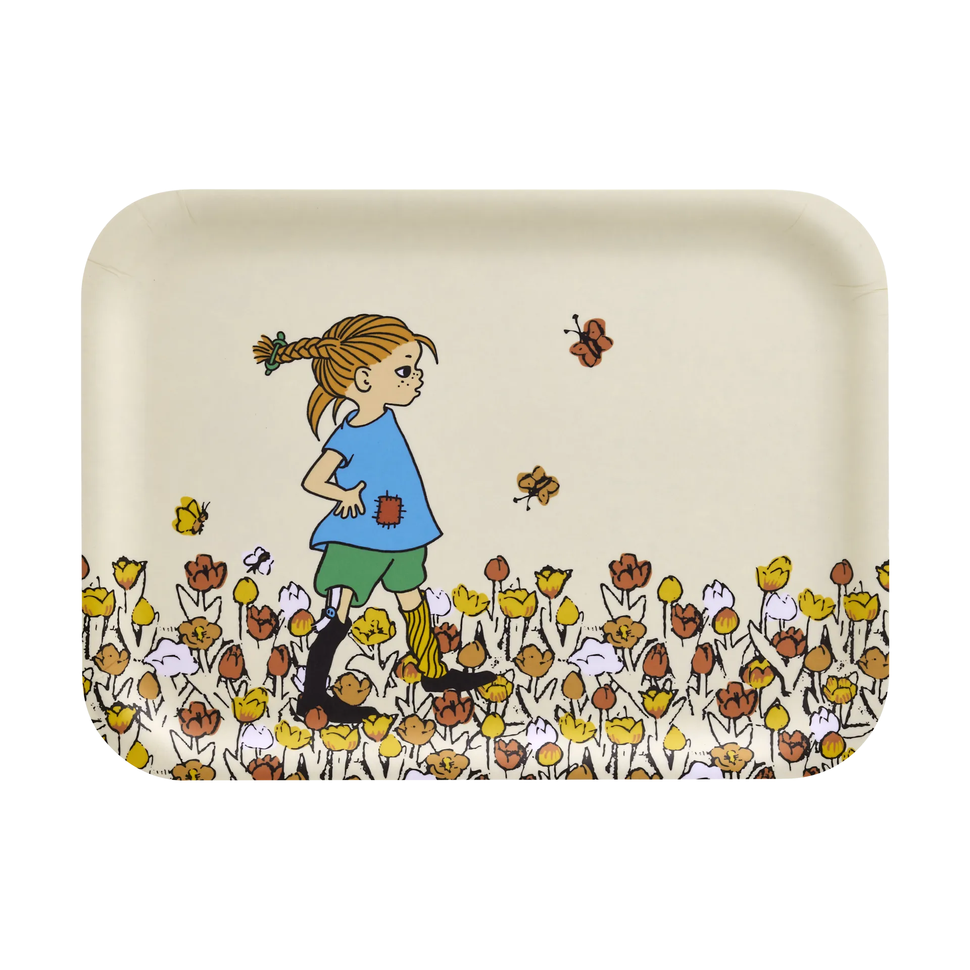 Pippi Tablett 20x27 cm, Be More Pippi Muurla