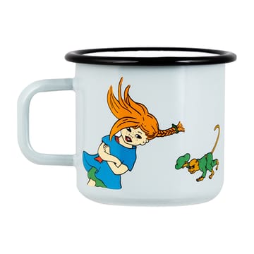 Pippi The Strongest Girl Emailletasse 37cl - Multi - Muurla