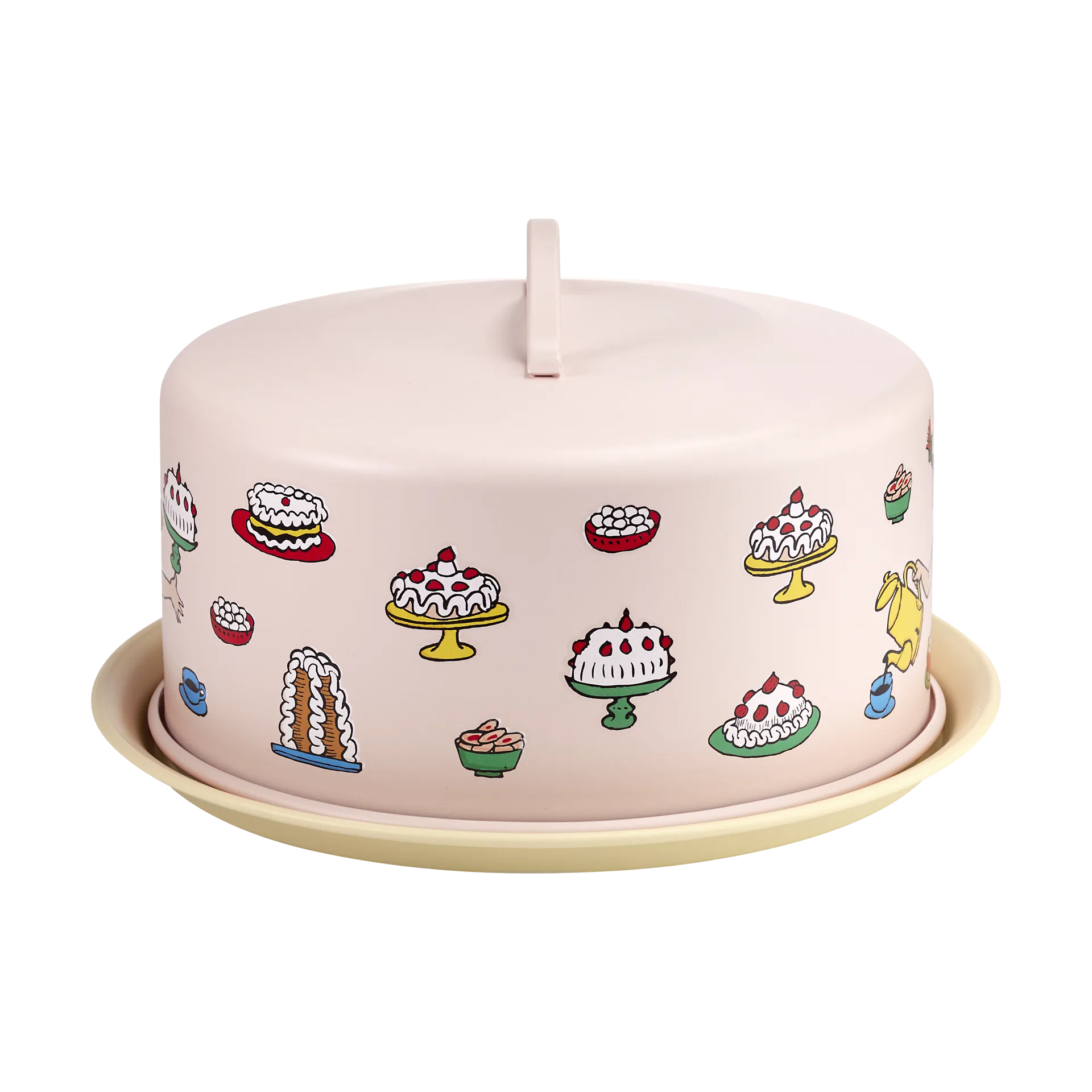 Pippi Tortenplatte mit Glocke, Geburtstag Muurla