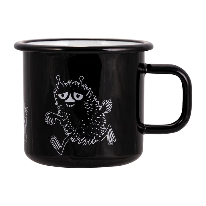 Stinky Emaille Tasse 37cl - Schwarz - Muurla