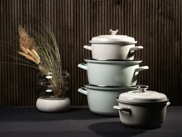 Vappu Emaille Topf 5,4 L - Grün - Muurla